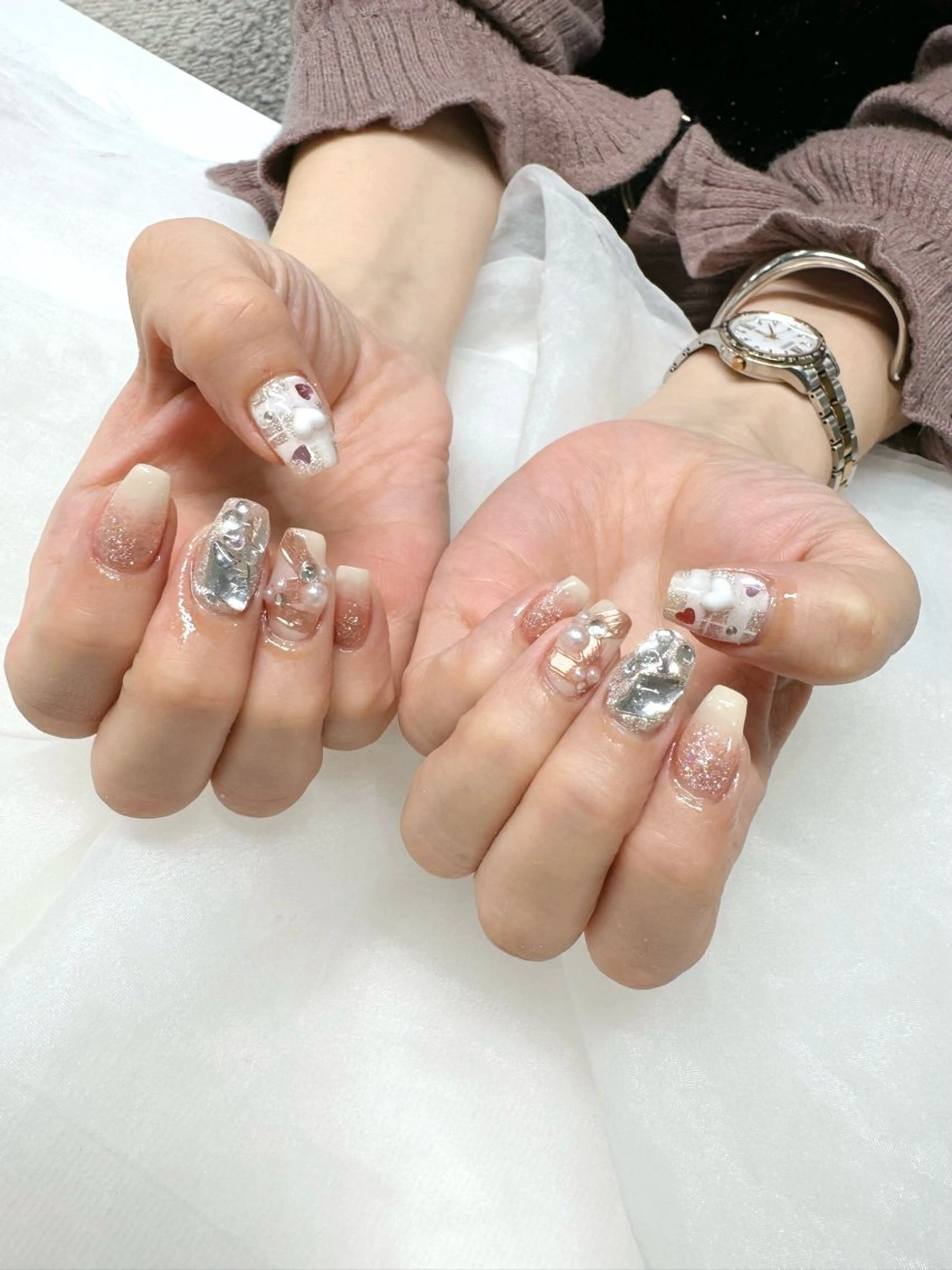 ネイル 持ち込み Cibelle 梅田茶屋町店所属・Cibelle 🤍村岡のネイルデザイン