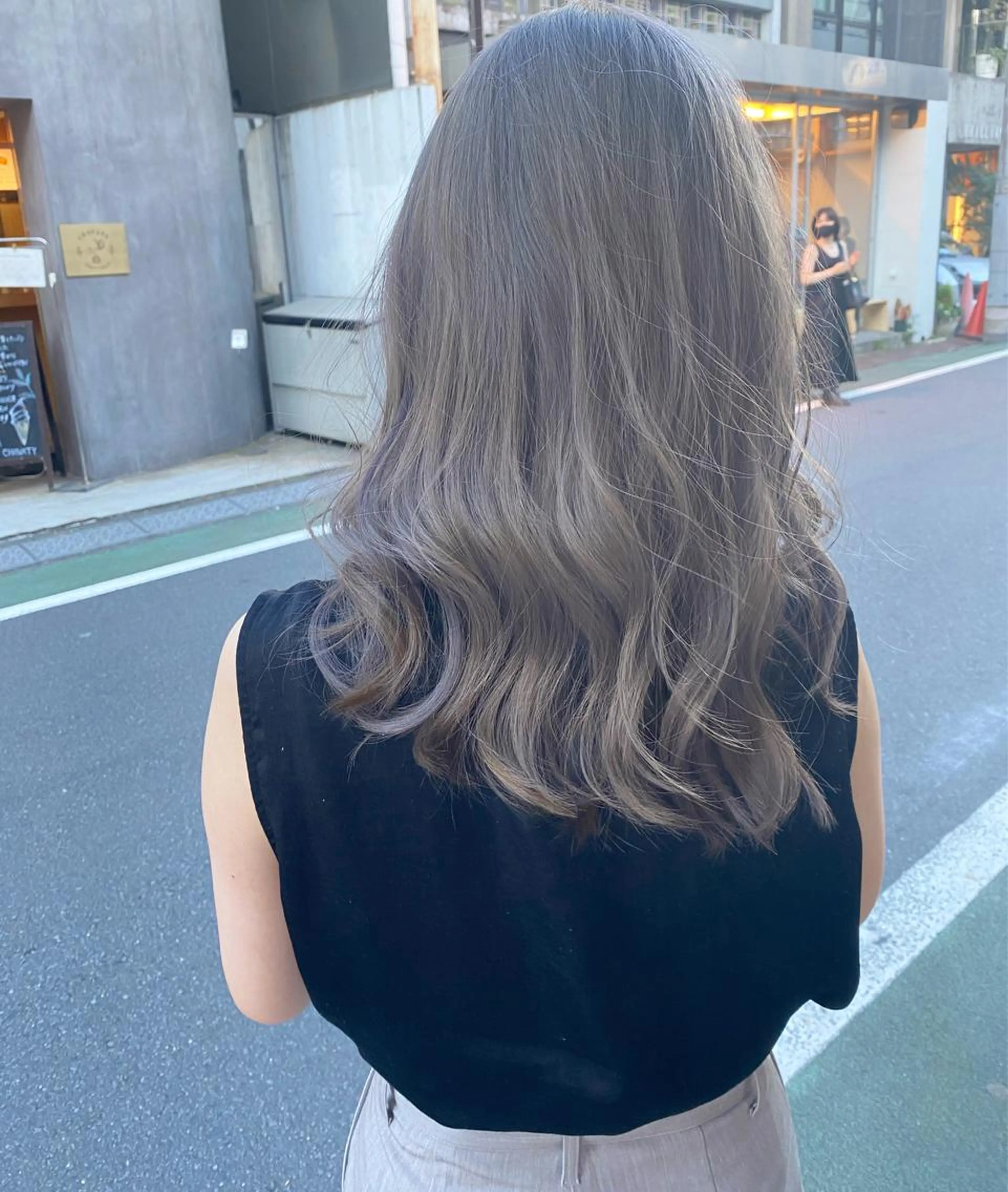 🌸今月あと1名様限定🌸カット＋ダブルカラー(ケアブリーチ1回無料+カラー)トリートメント付きの写真