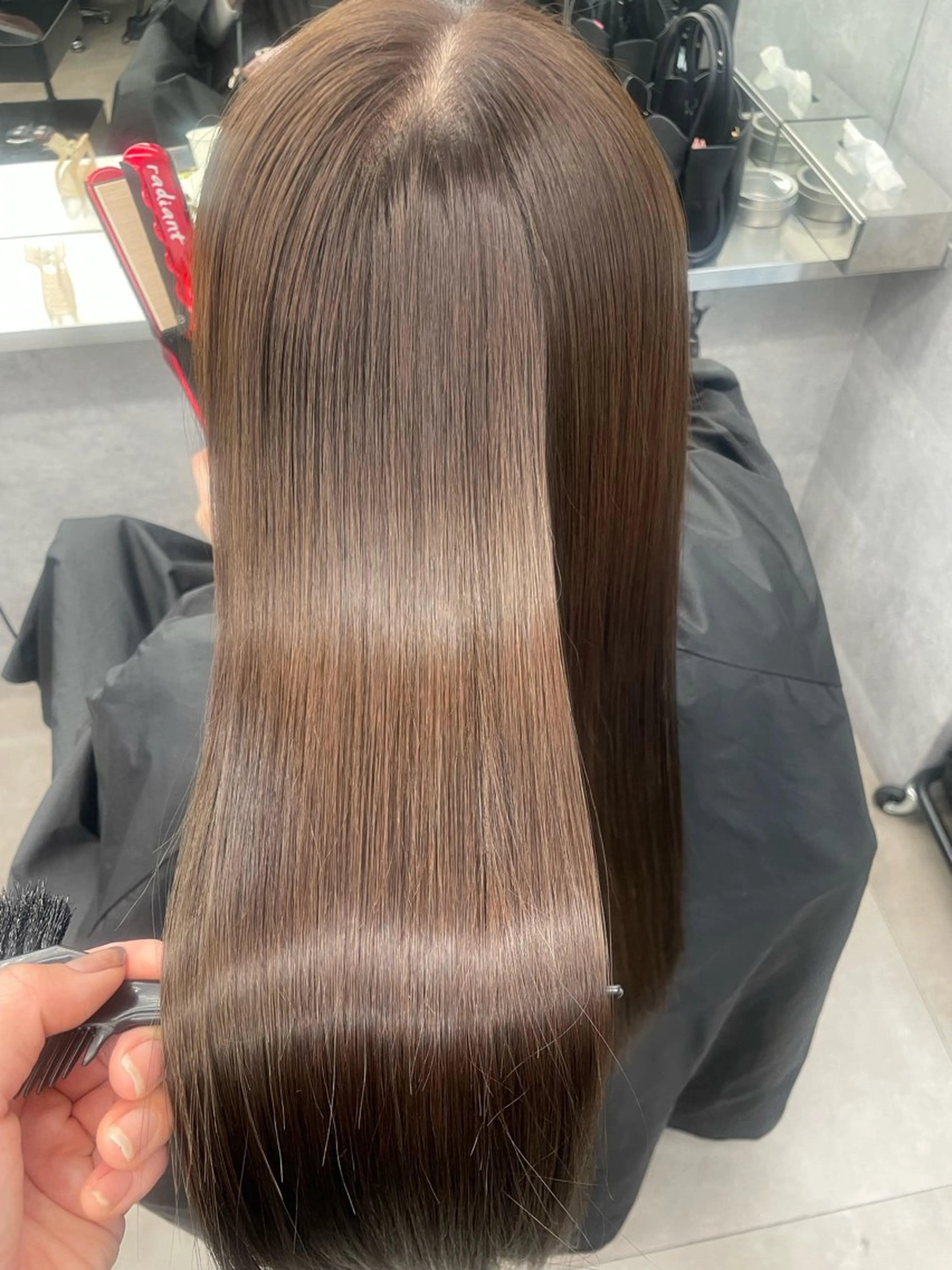 ミディアム カット ヘアカラー トリートメント ヘッドスパ ヘアセット 髪質改善/縮毛/新宿 🫧SUZUKA🫧のヘアスタイル