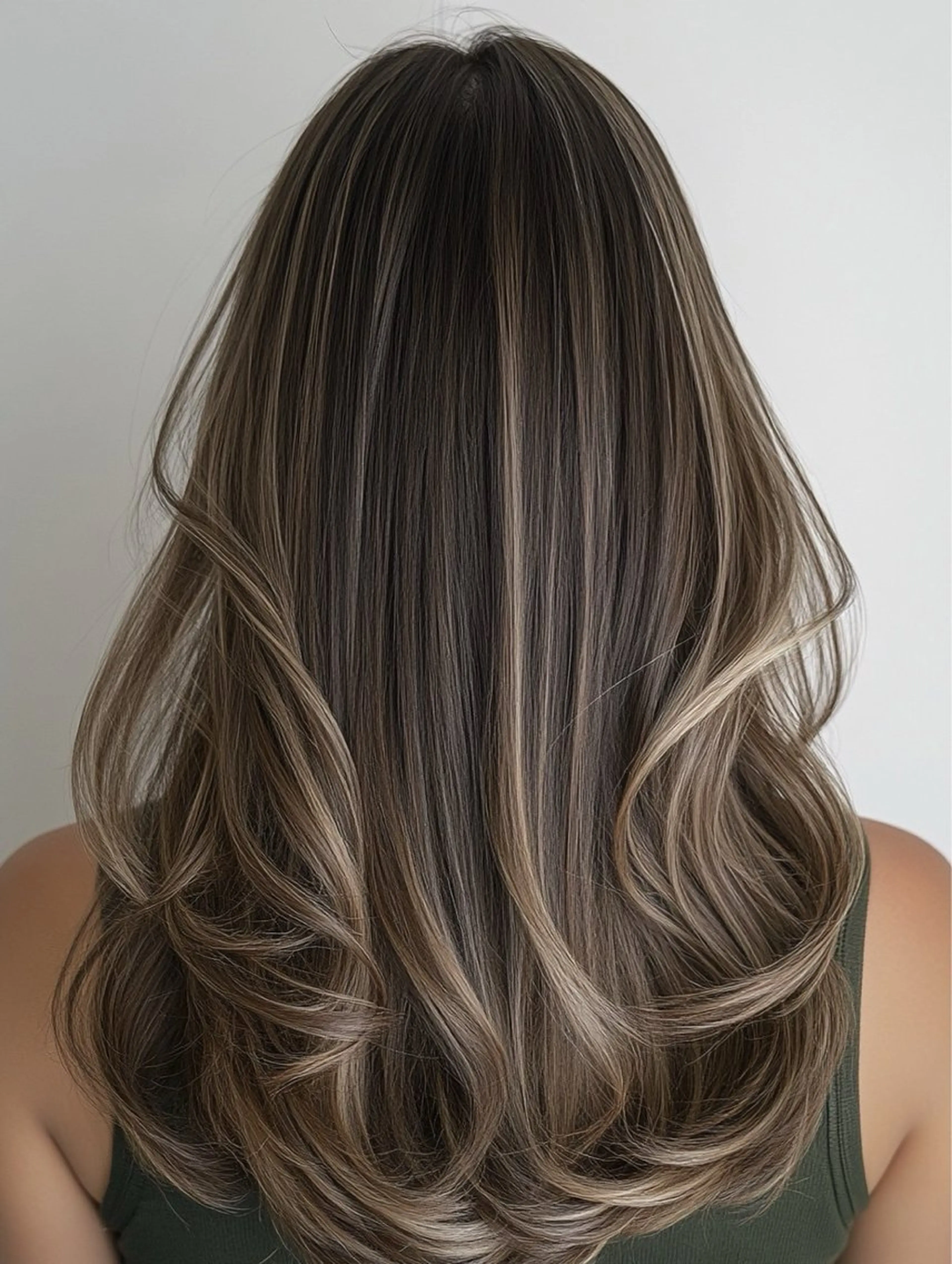 ロング カラー カット ヘアカラー 透明感カラーWカラー ユウゴのヘアスタイル