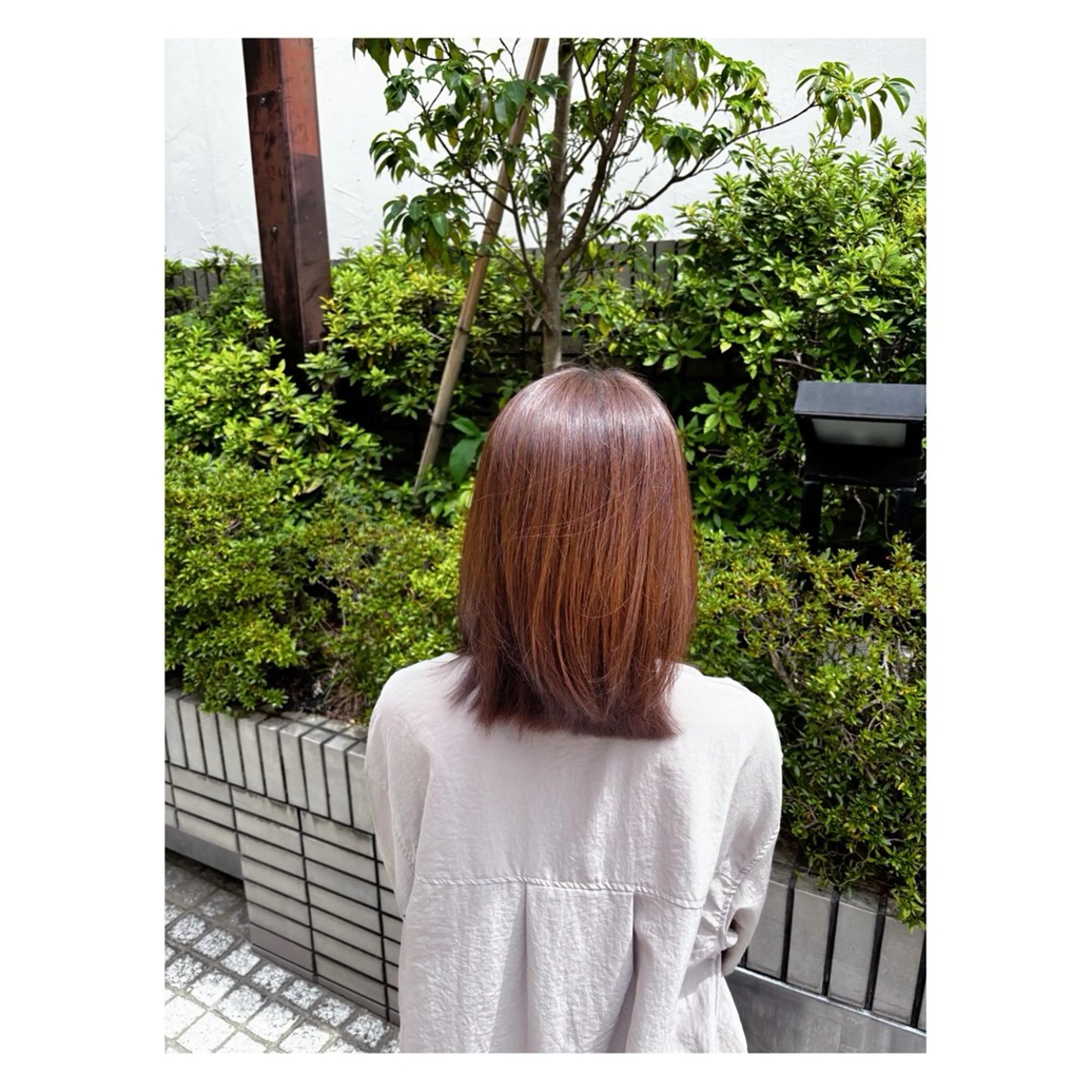 ミディアム レイヤーカット カット トリートメント cmake所属・. kanokoのヘアスタイル