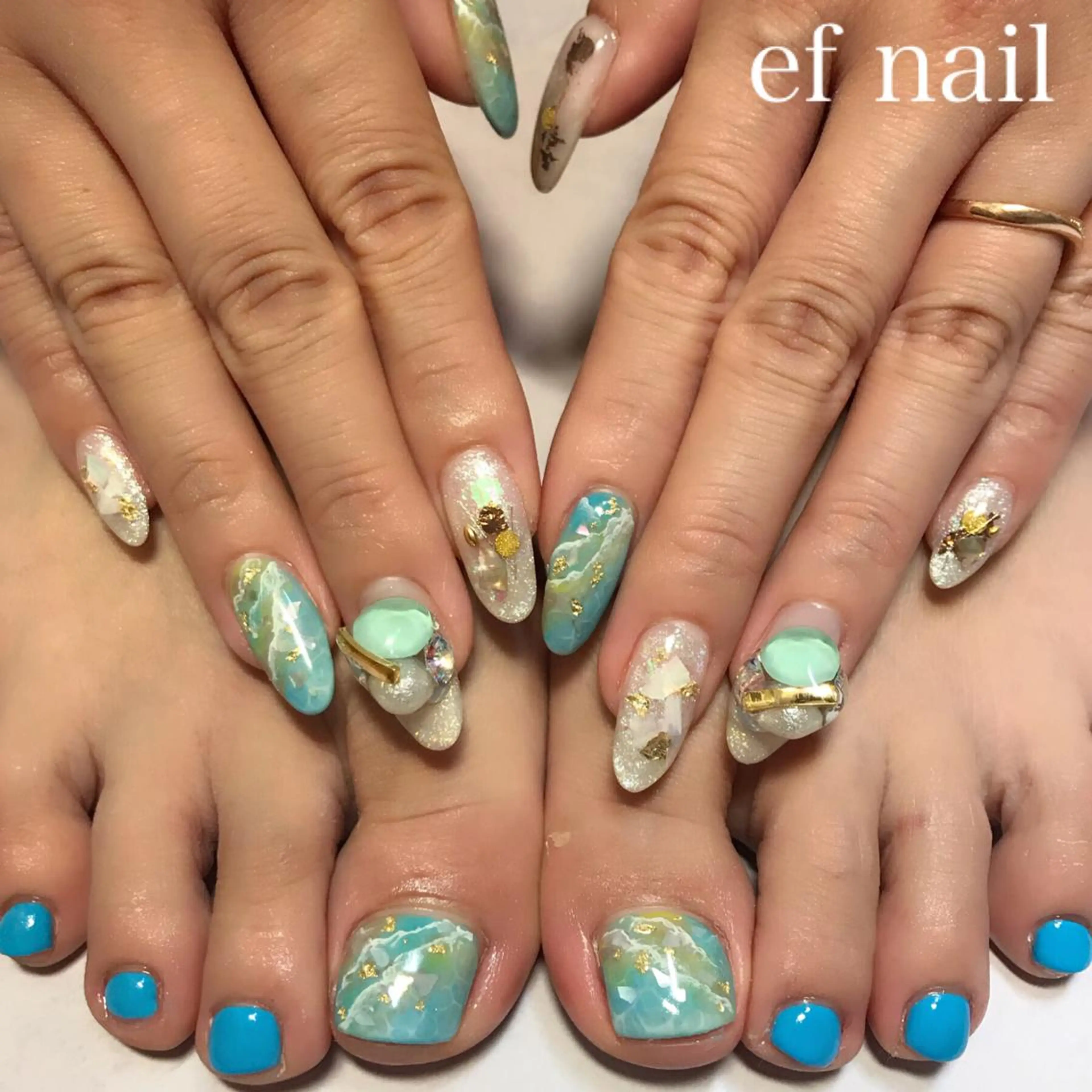 ネイル フットネイル ef nailのネイルデザイン