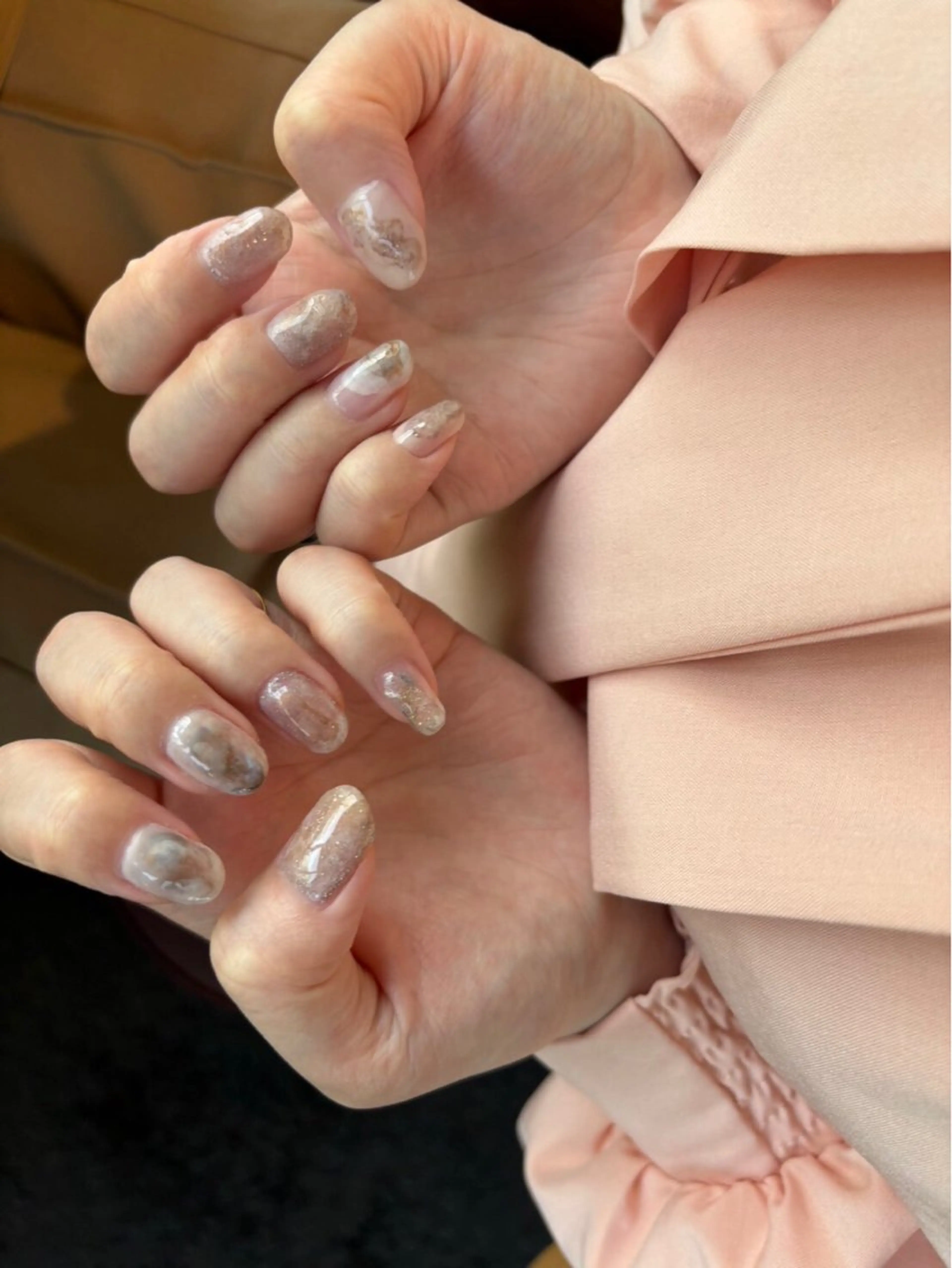 ネイル ニュアンスネイル RITZ福岡薬院店　まつげパーマ/マツエク/ネイル/眉毛所属・💅 momokoのネイルデザイン