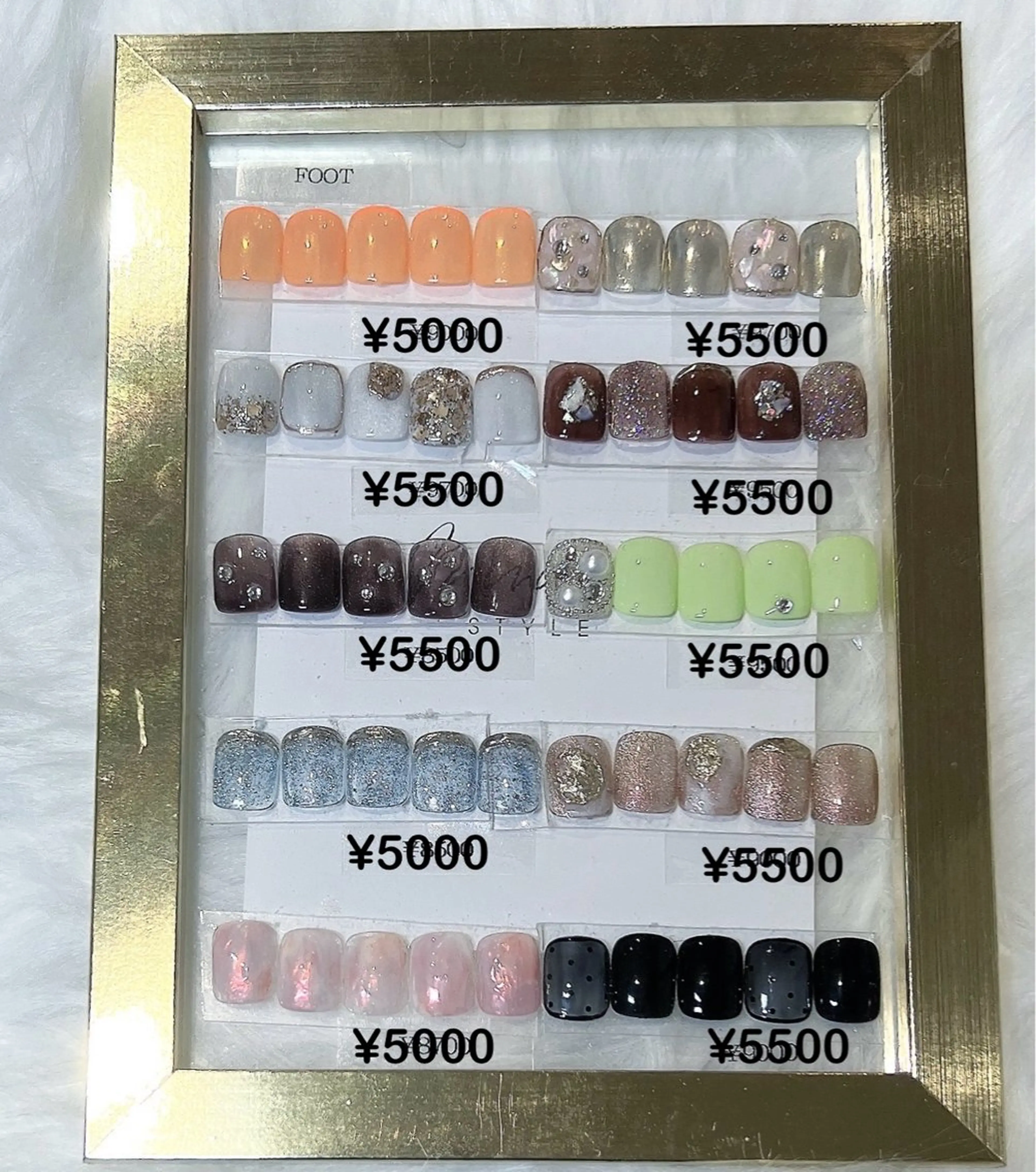 ネイル フットネイル 若狭 早希のネイルデザイン