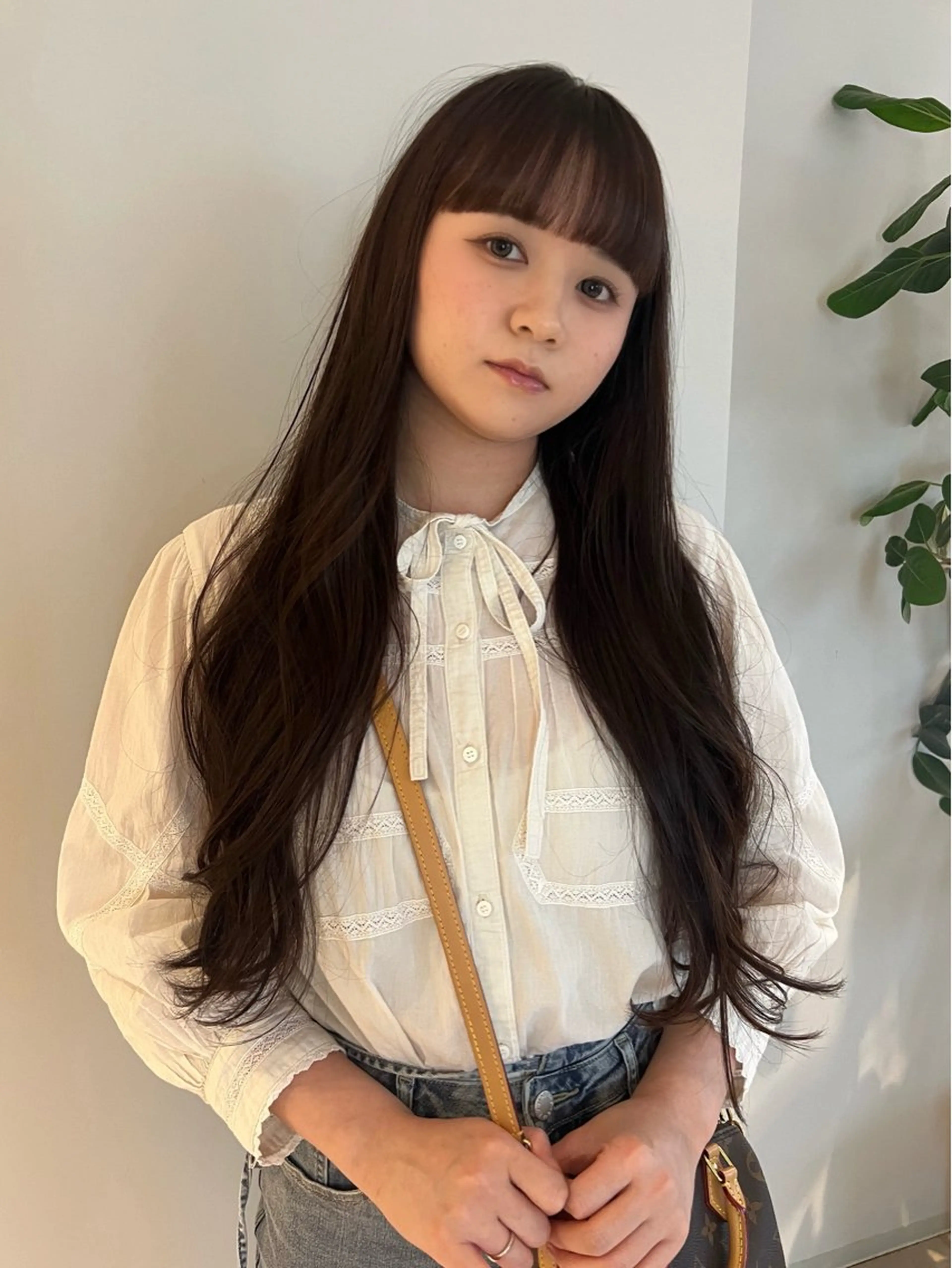 ロング カラー 透明感カラー ヘアカラー HARA KOTONEのヘアスタイル