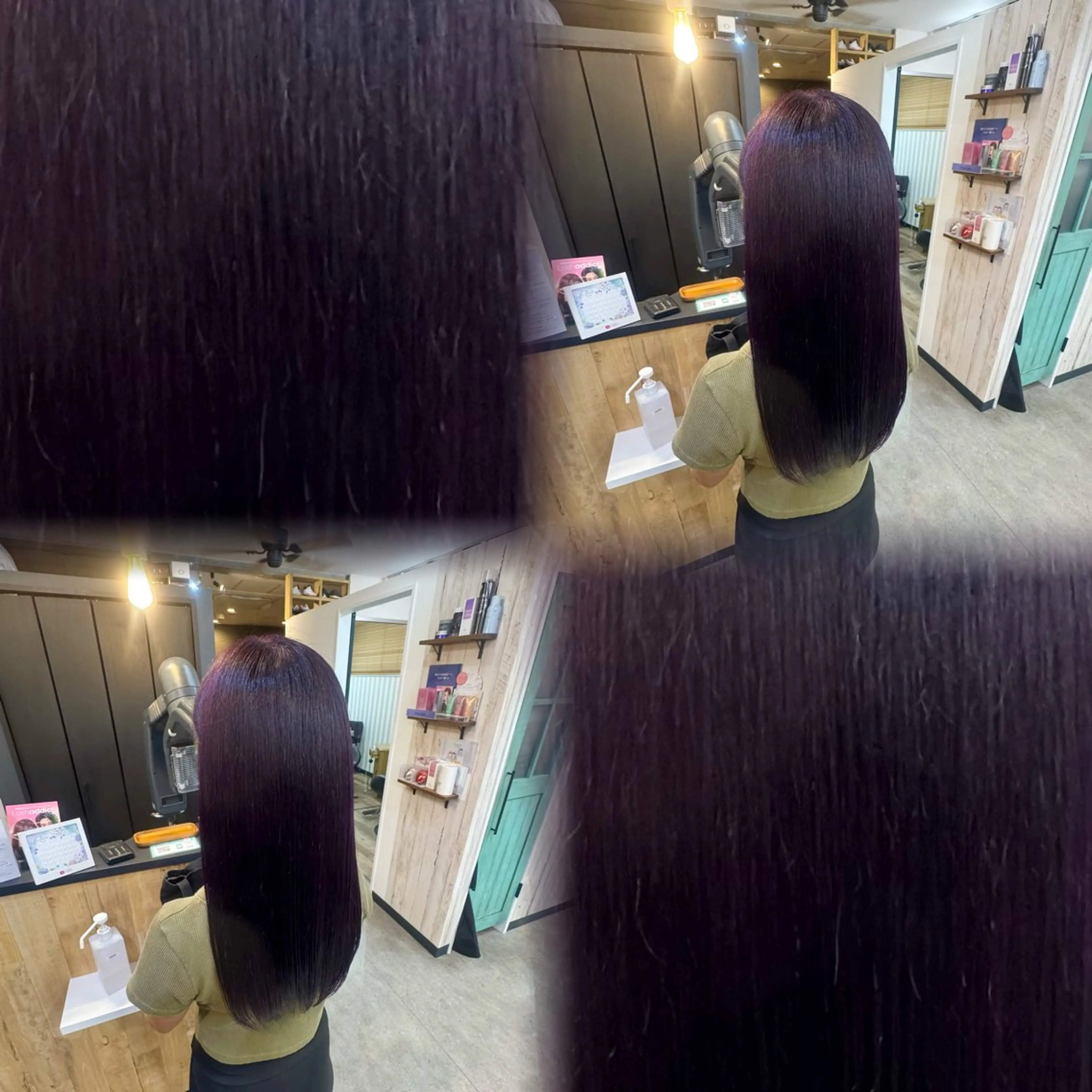 ロング カラー ヘアカラー トリートメント 髙橋 李里亜のヘアスタイル