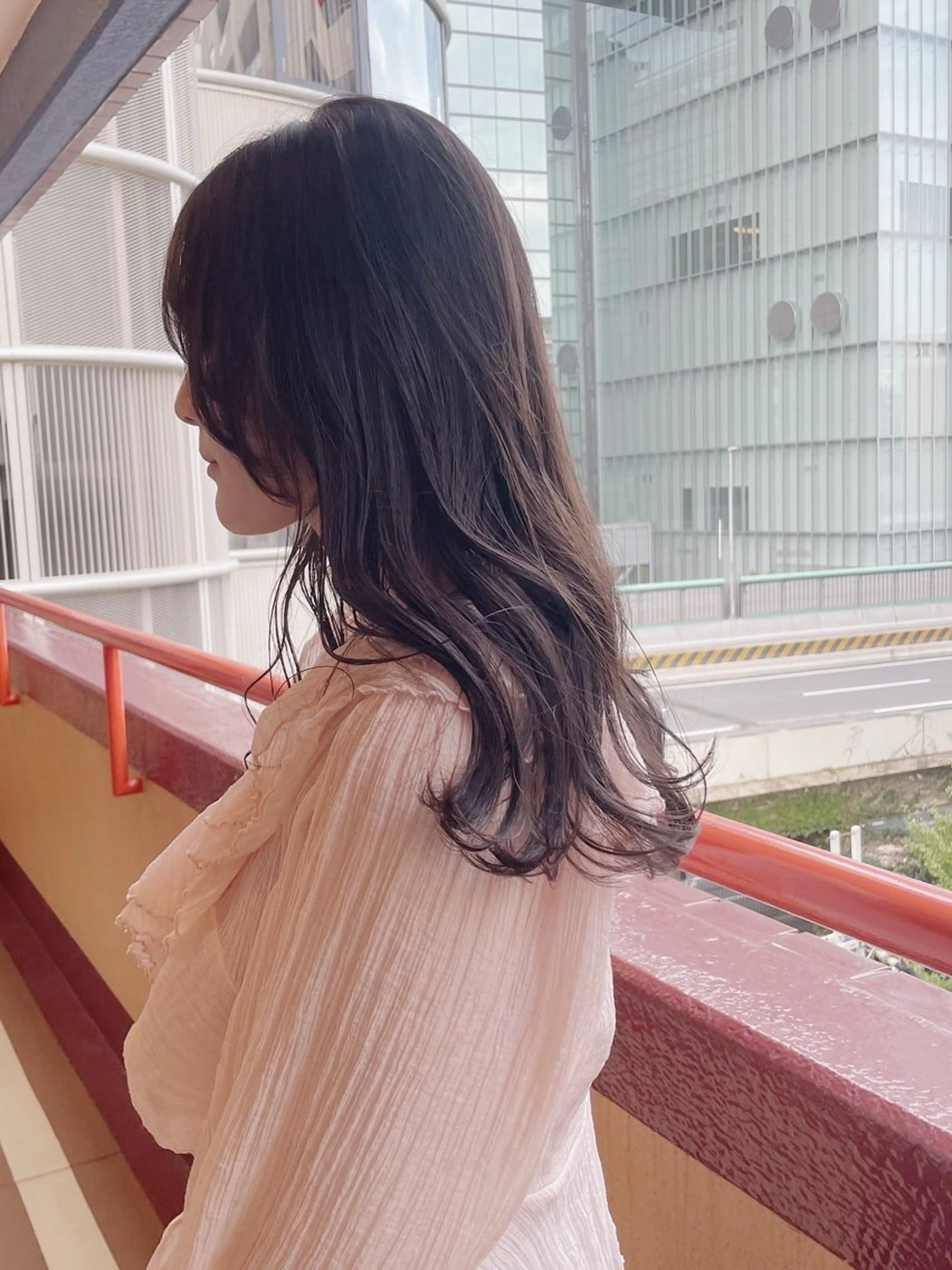 セミロング カラー 髪質改善 カット ヘアカラー トリートメント 鎌田卓也/髪質改善 /透明感カラーのヘアスタイル