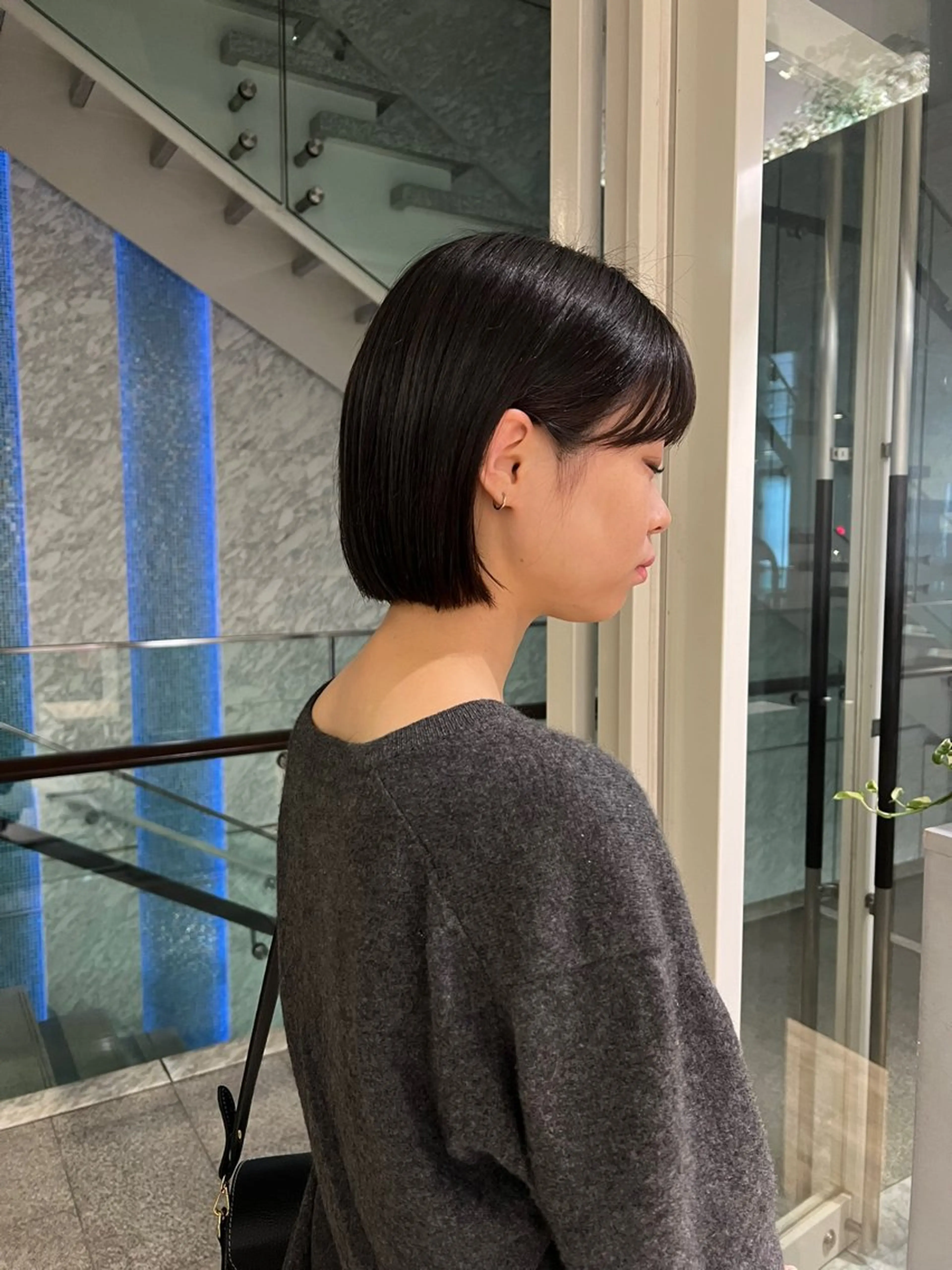 ショート ボブ 表参道SHEA Am i／ロングレイヤーのヘアスタイル