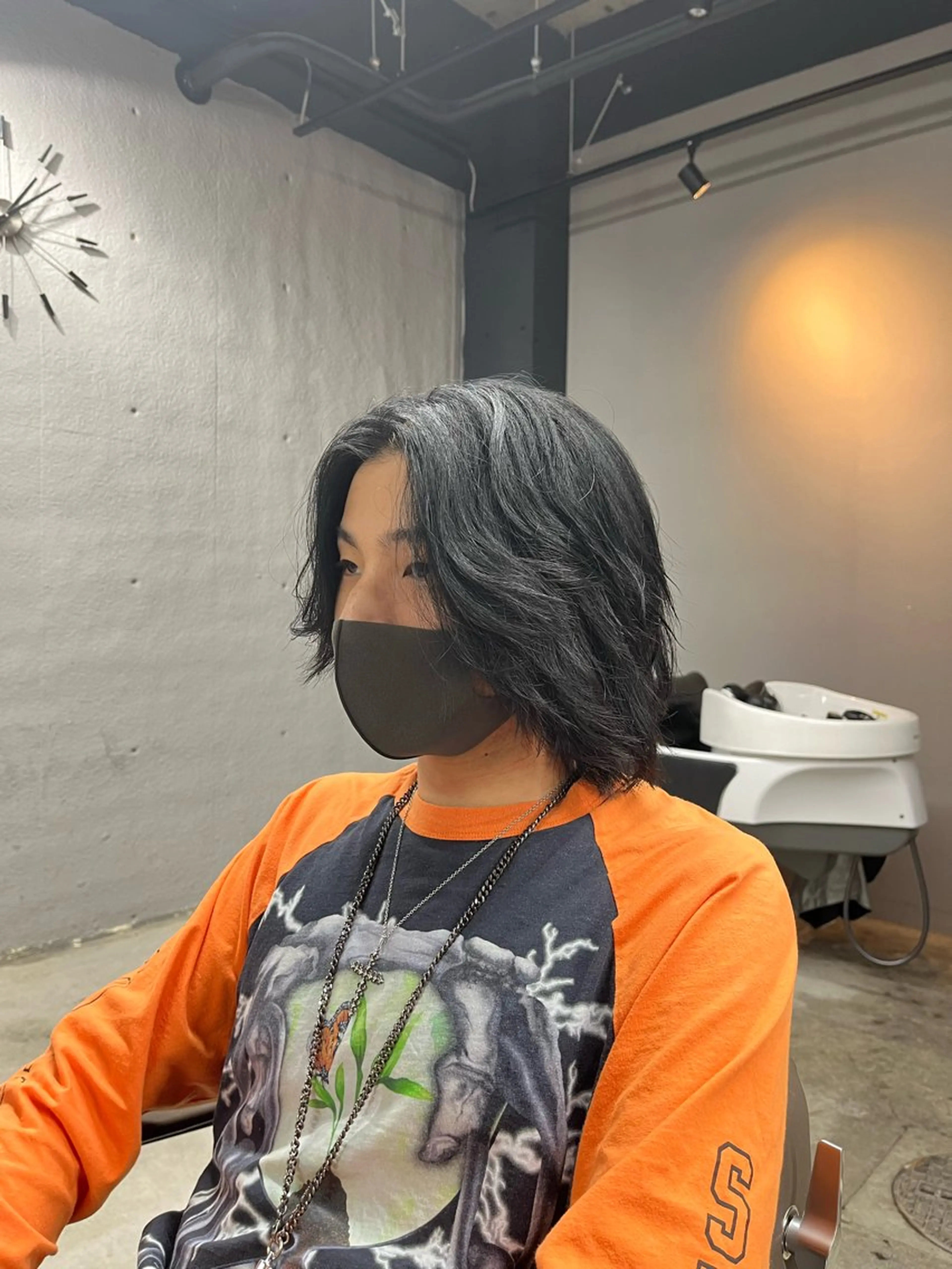 ミディアム メンズ 山本 莉人のヘアスタイル