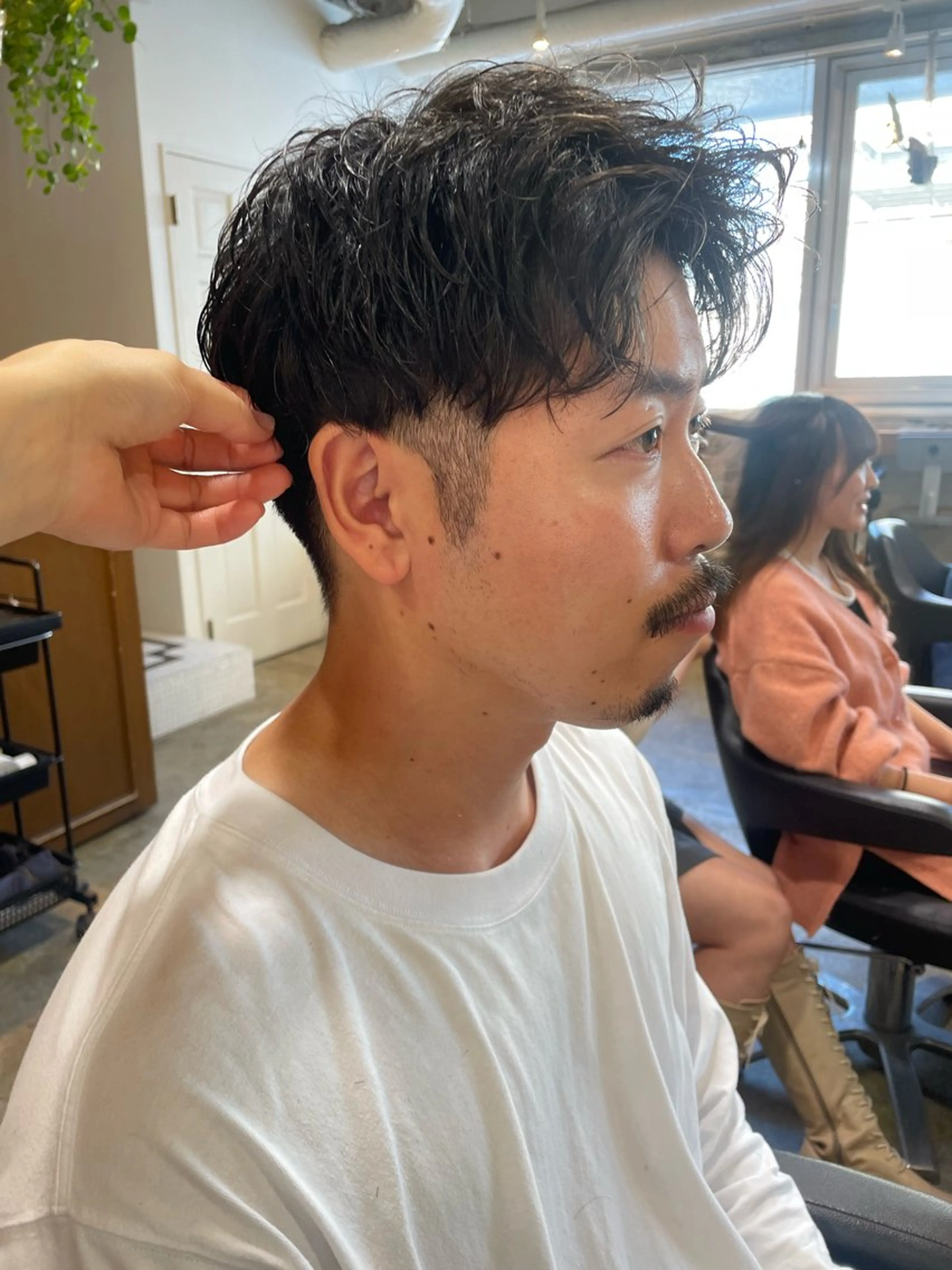 ショート パーマ メンズ RIN／韓国ヘア レイヤーカットのヘアスタイル