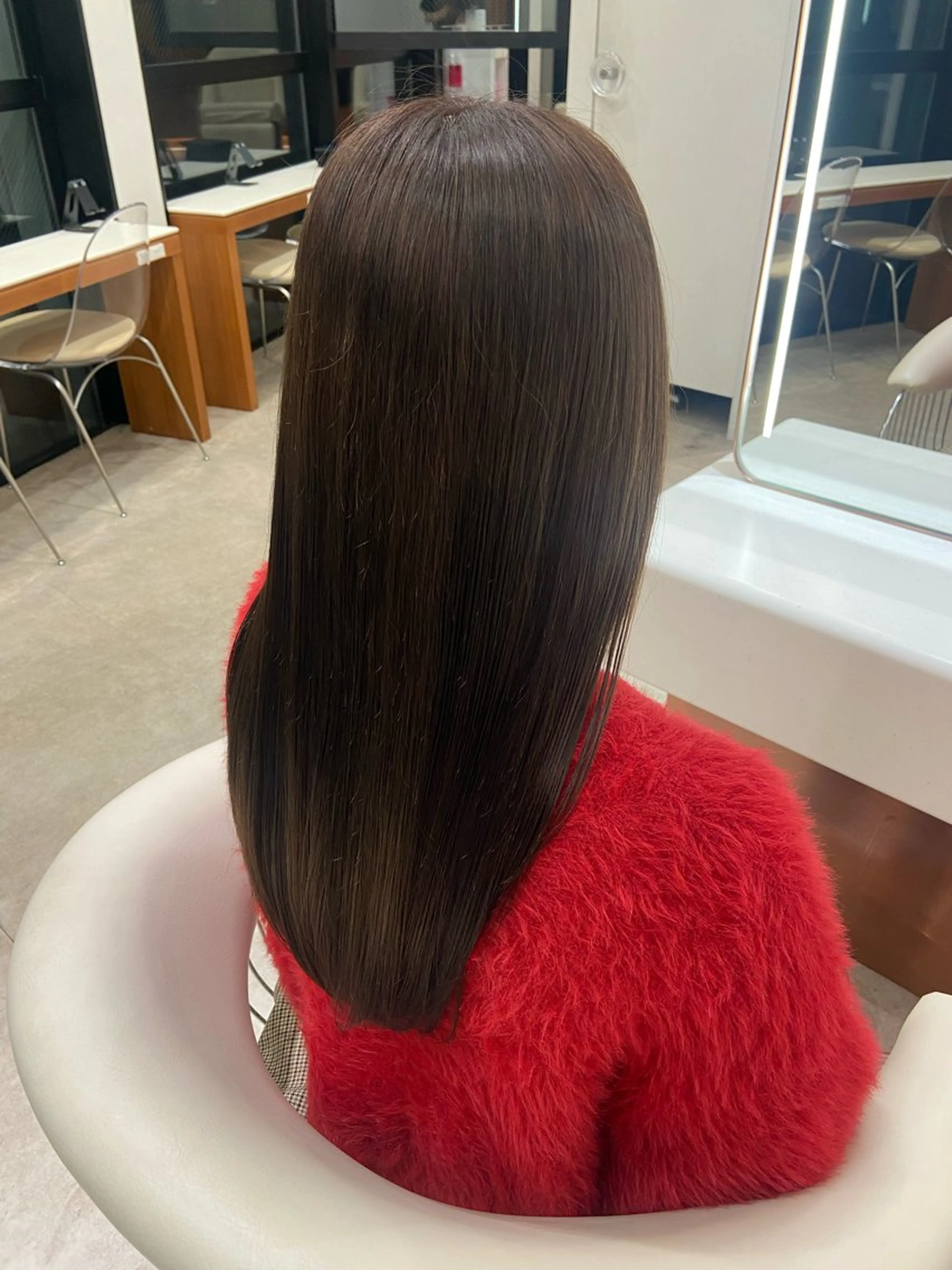 ミディアム カラー ブラウンカラー 飯沼 蒼太のヘアスタイル