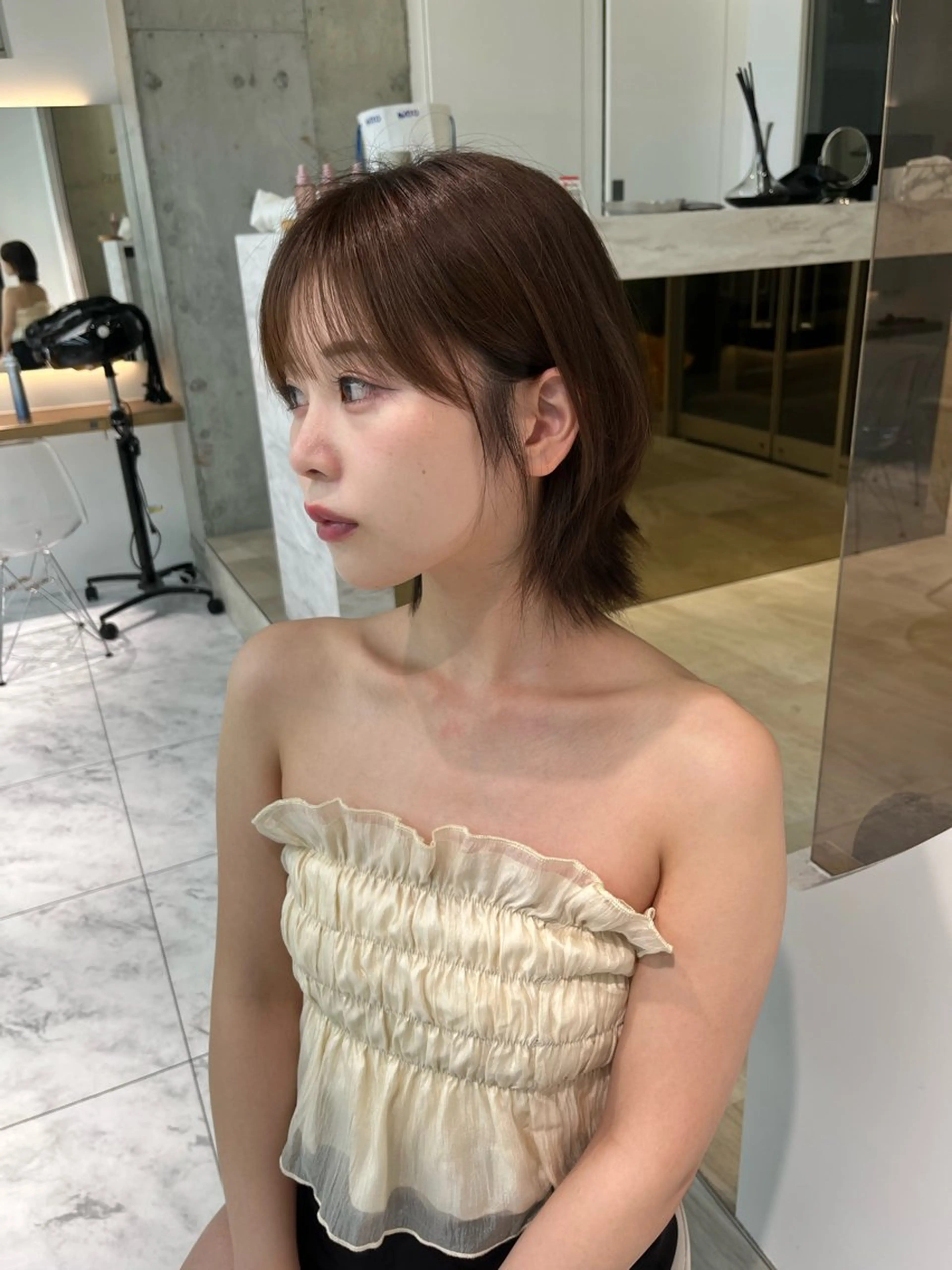 ショート 🇰🇷祝斗🇰🇷 /韓国ボブ/レイヤーのヘアスタイル