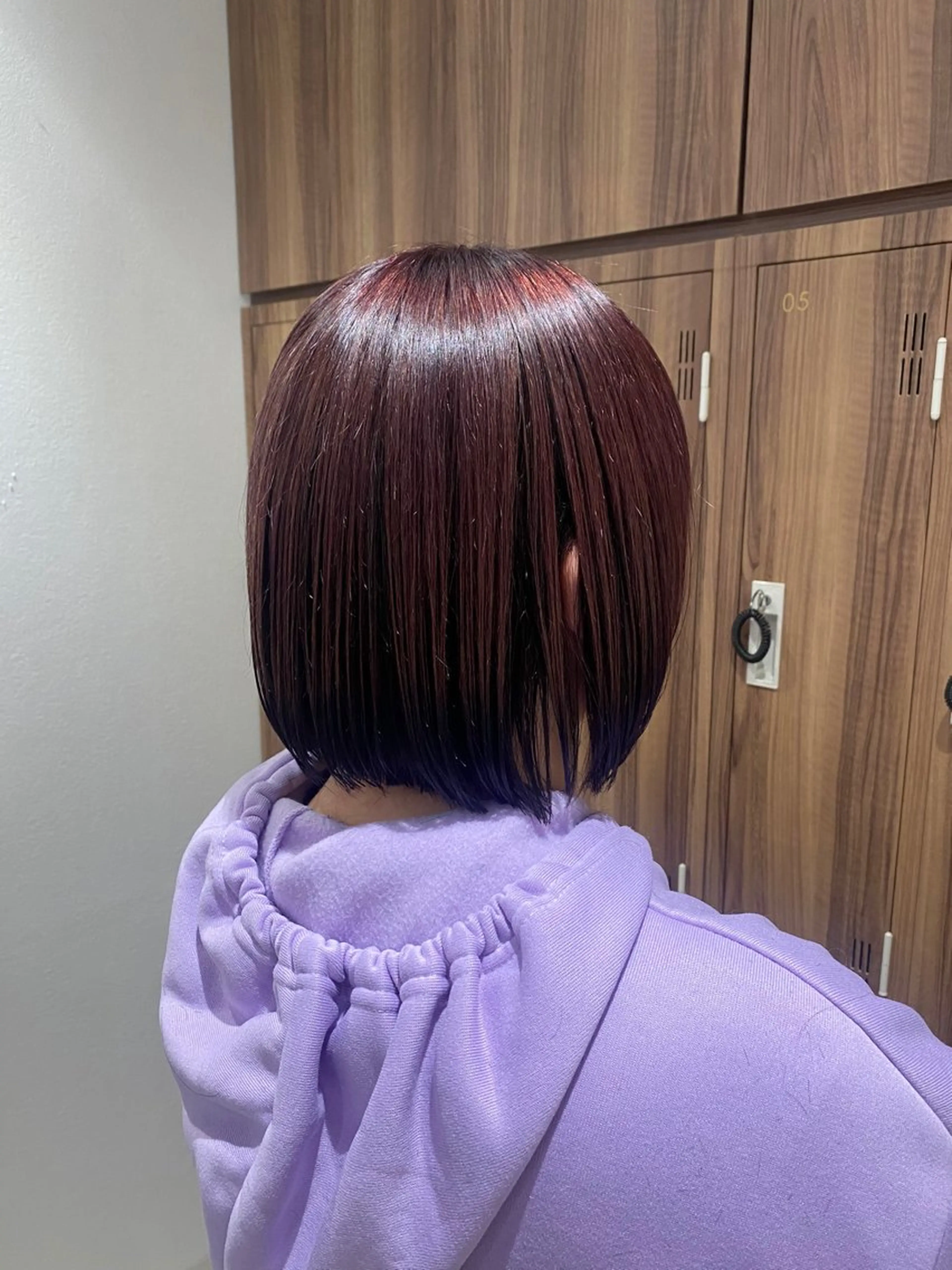 ショート カラー デザインカラー ピンクカラー パープルカラー 小顔カット ヘアカラー 内匠 愛美/Ash池上店のヘアスタイル