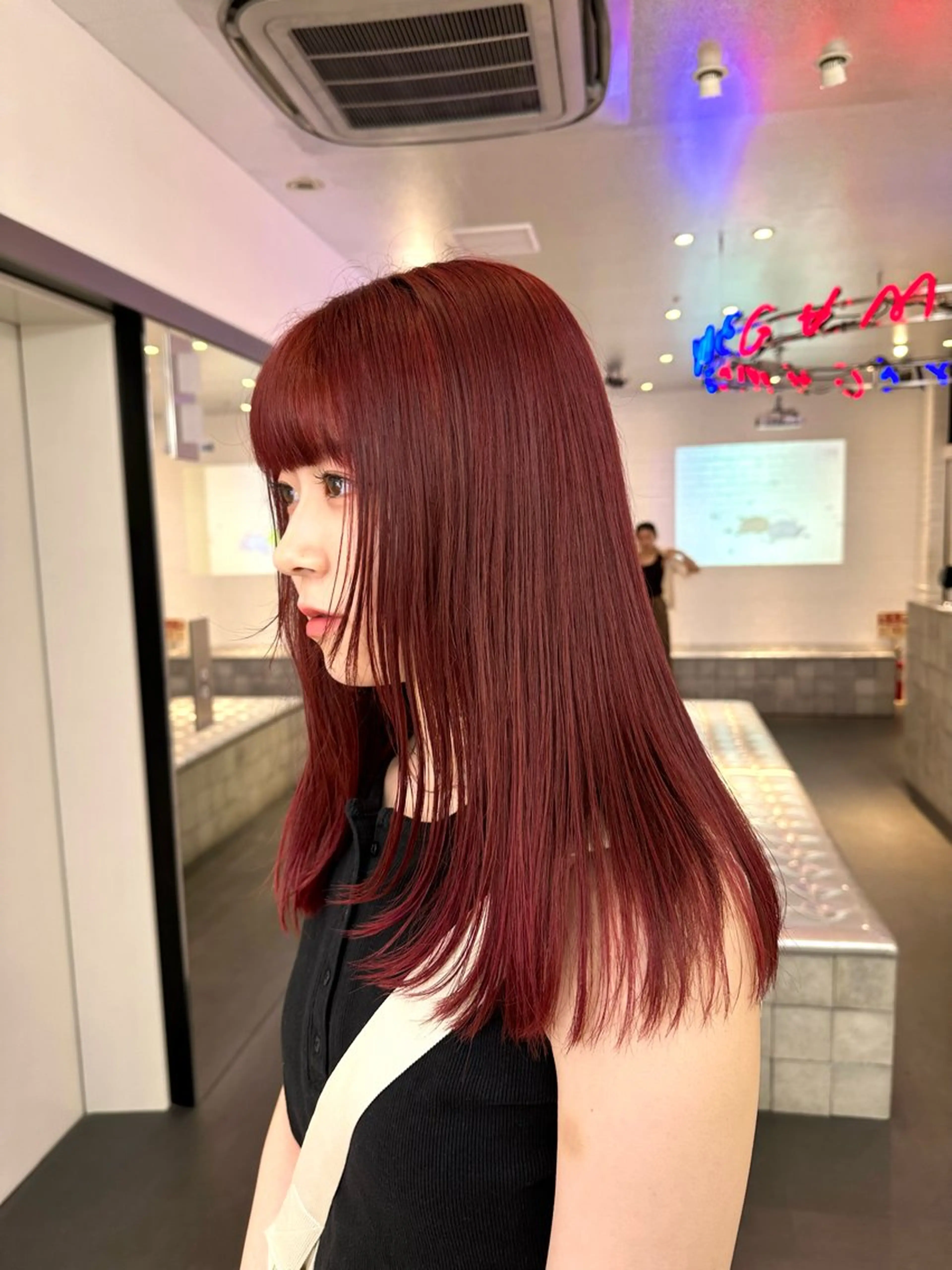 ロング カラー カット ヘアカラー 🌈ベージュ艶髪🌈 ボブ/ユウトのヘアスタイル