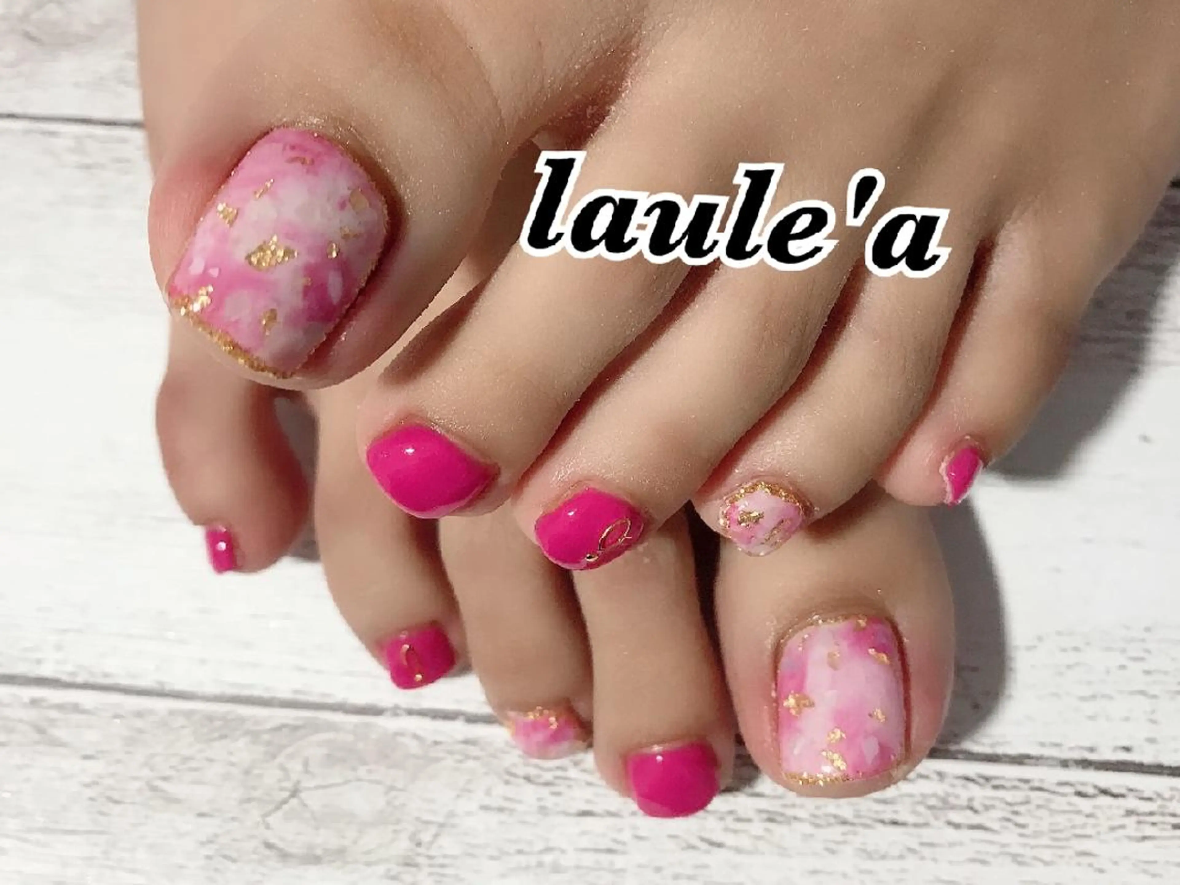 ネイル フットネイル Rグループ felizのネイルデザイン