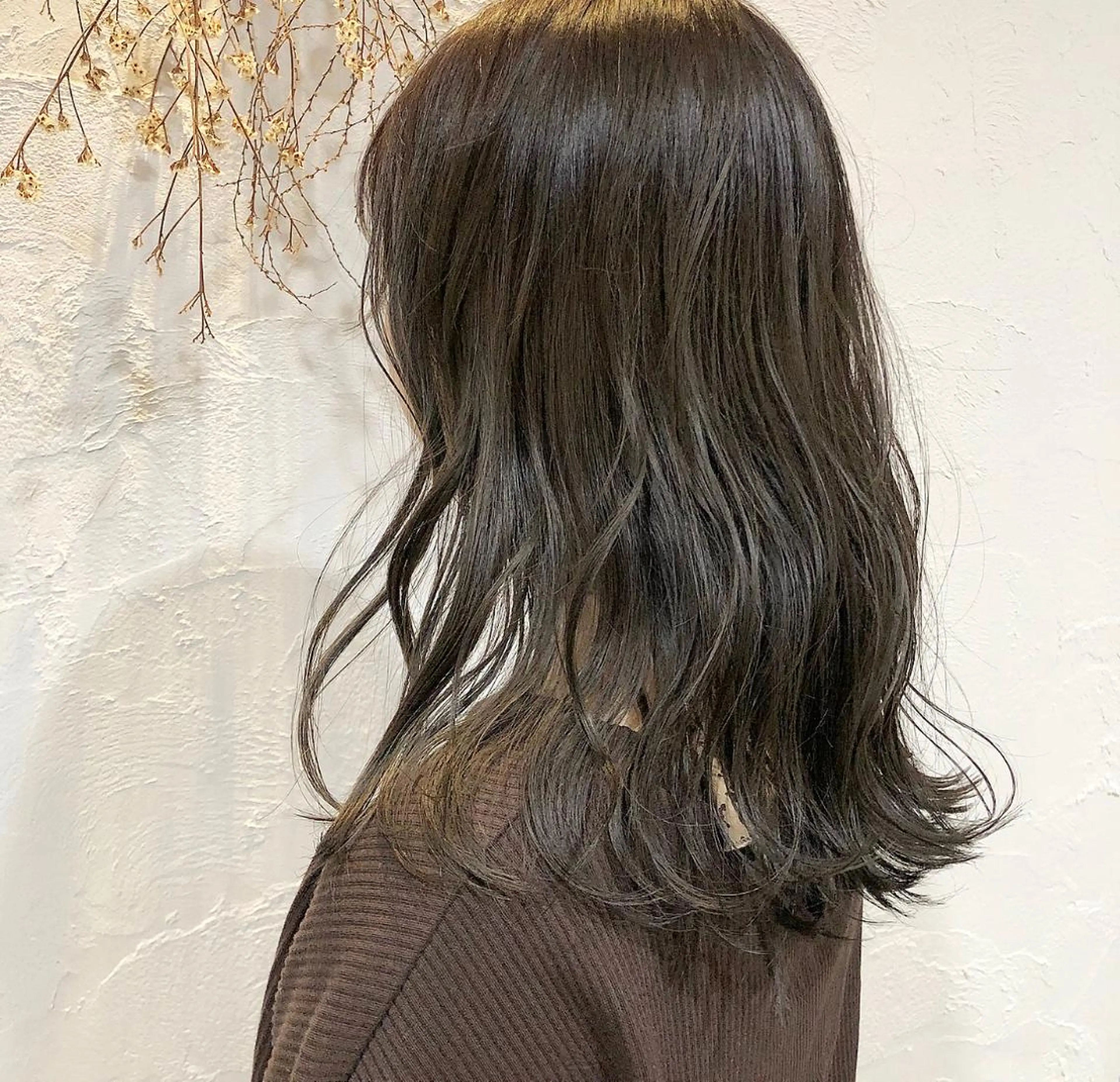 セミロング カラー 圧倒的透明感カラー nana🦕のヘアスタイル