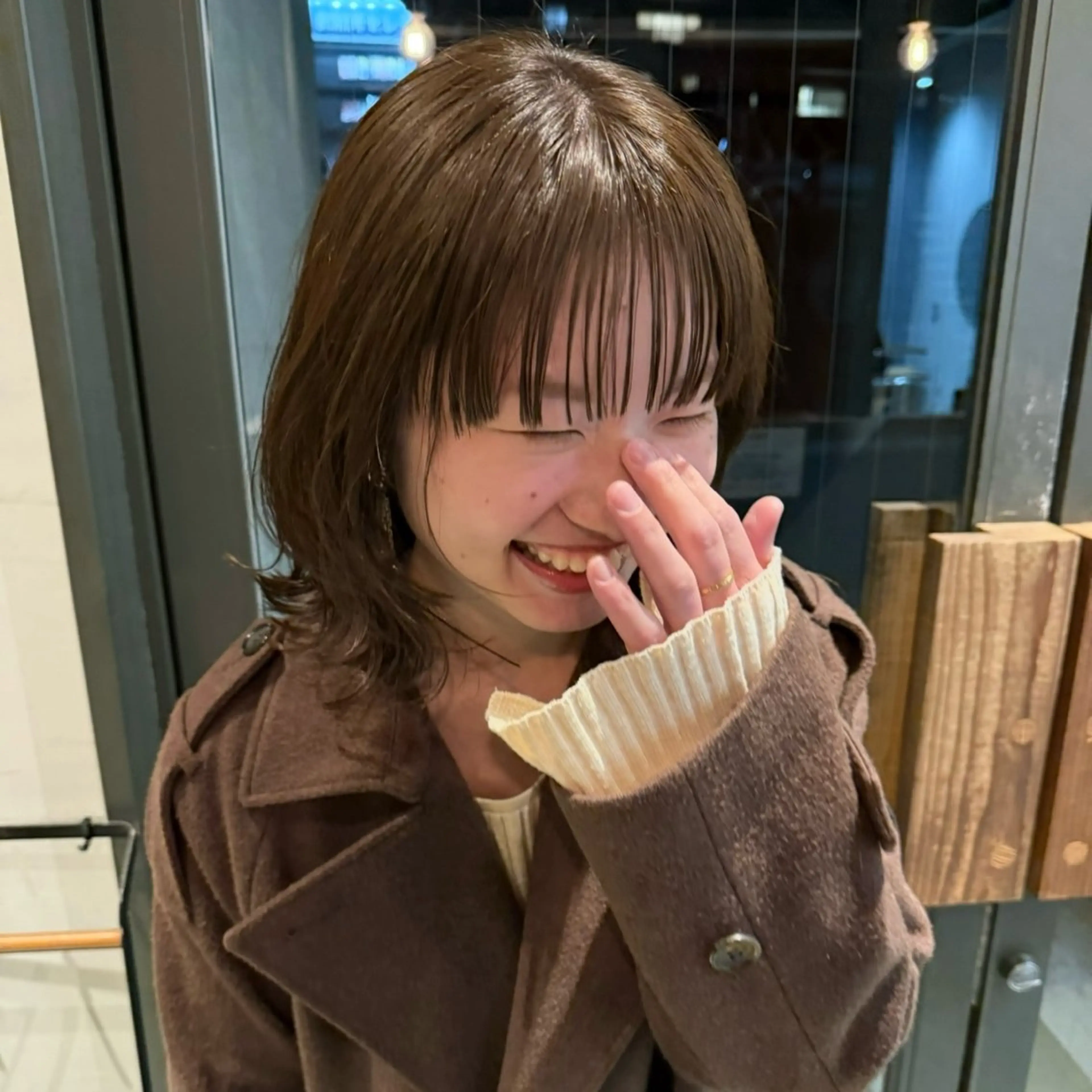 ミディアム beni yumikoのヘアスタイル