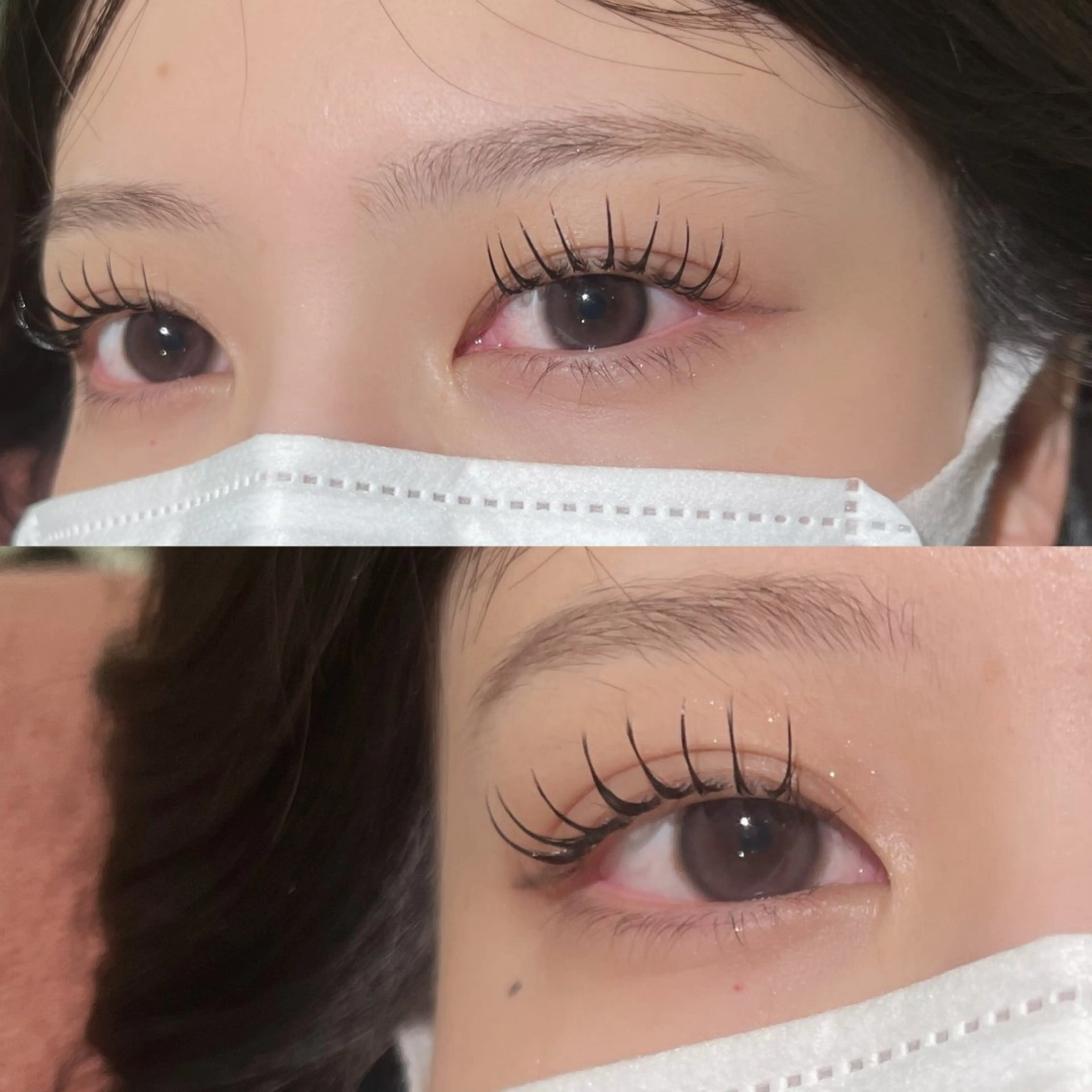 マツエク・マツパ 束感まつ毛 Cカール フラットラッシュ 小林 りなの眉毛・アイブロウイメージ