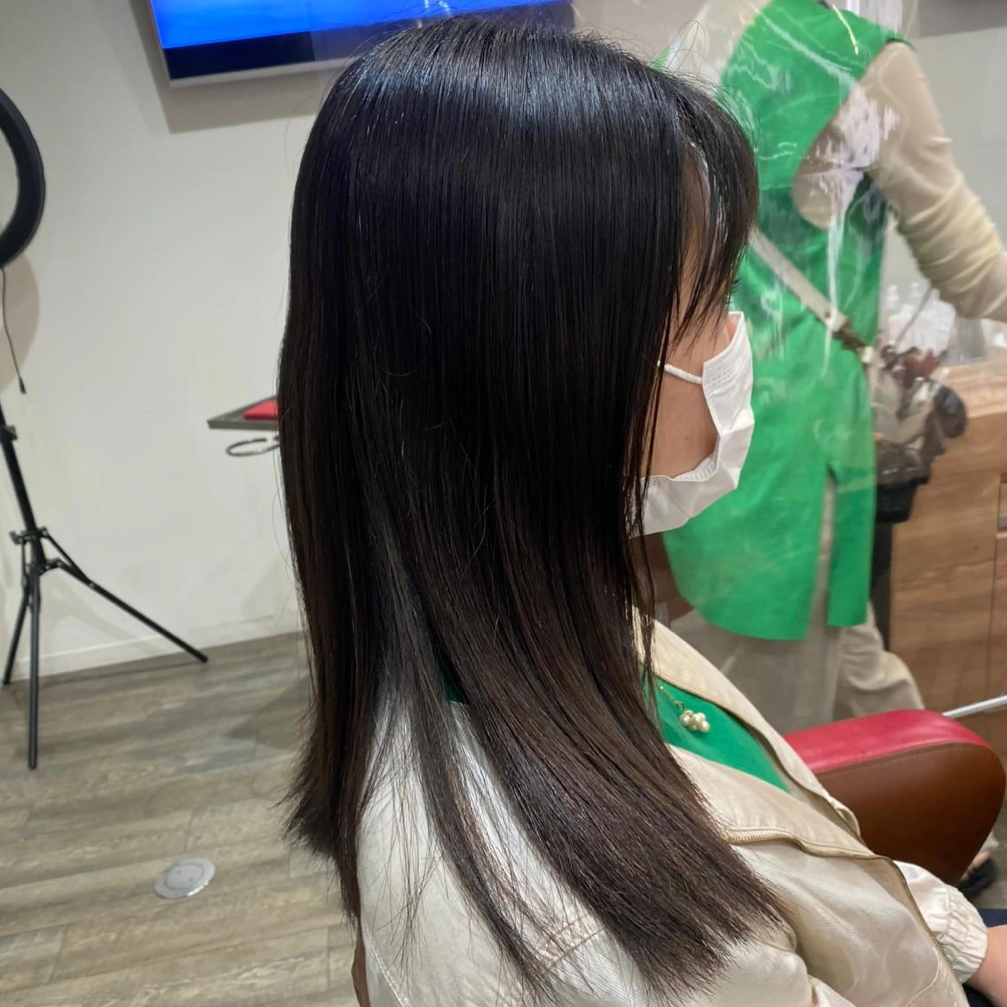 ショート アッシュ ボブ 髪質改善 レイヤーカット ショートヘア カット ショート〜ミディアム 喜多司のヘアスタイル