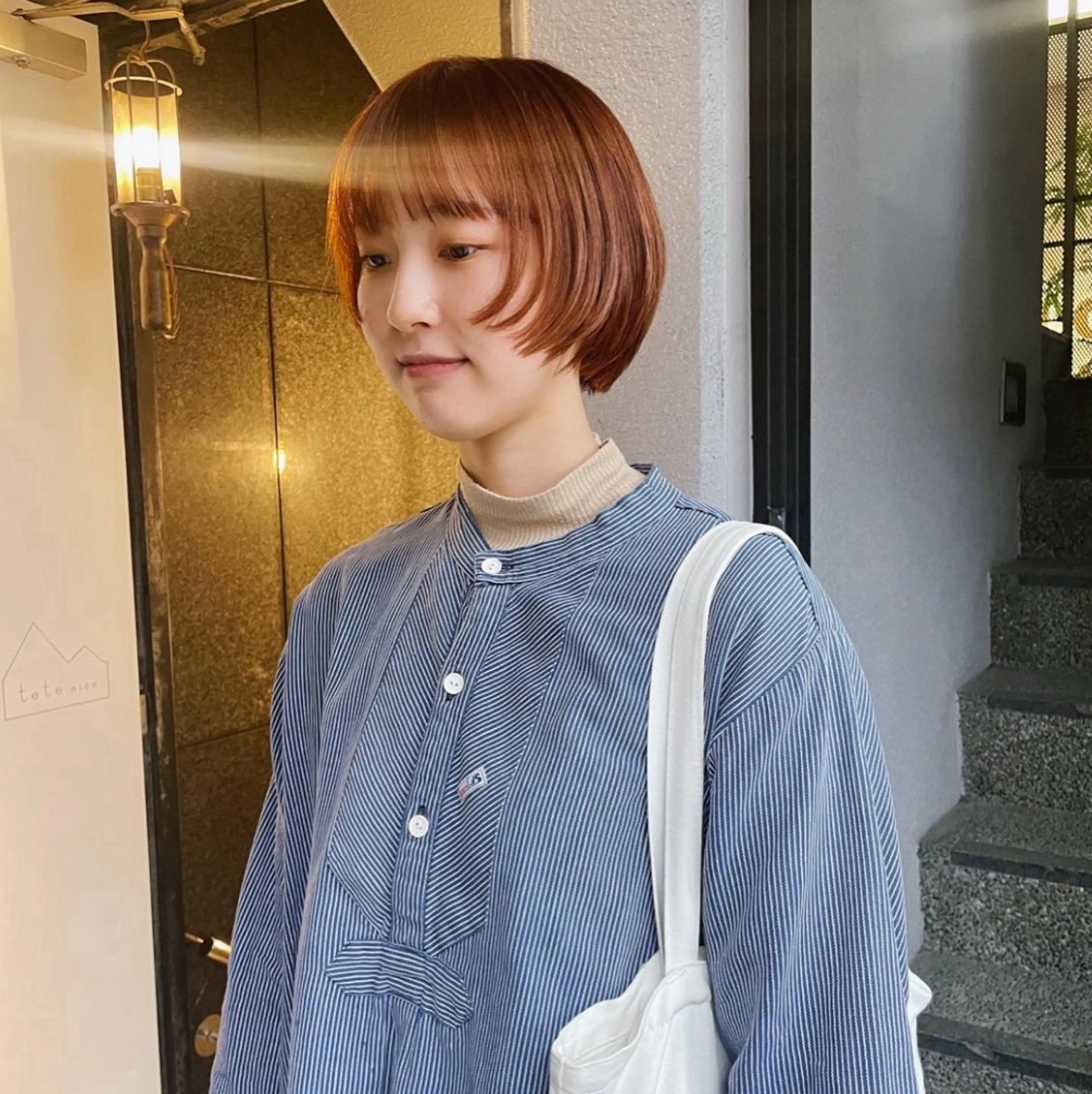 ショート ショートボブ 丸みショート ボブ 顔周りカット ショートヘア tete nico所属・似合わせ/ヘアカラー nanami🌸のヘアスタイル