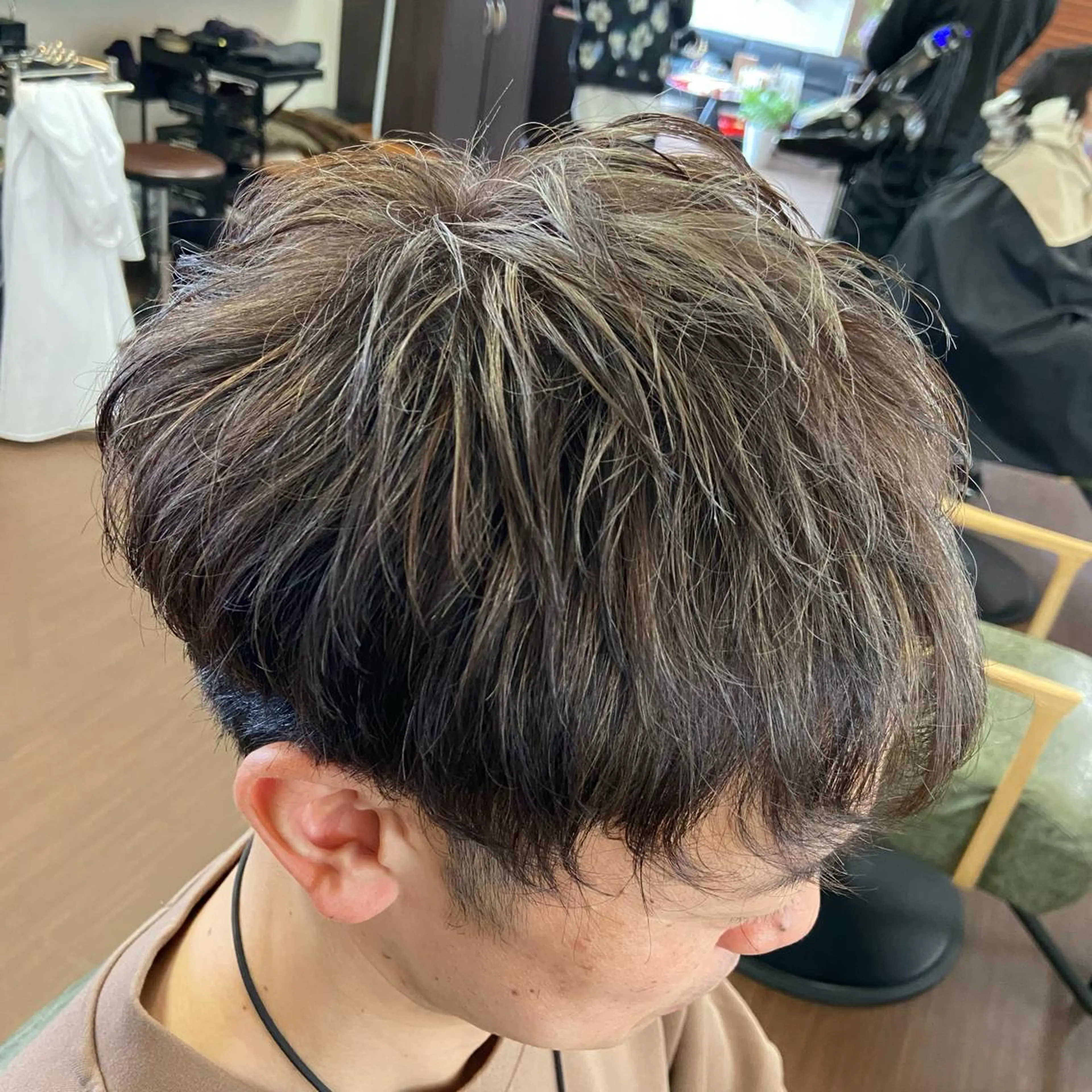 ショート カラー ハイライトカラー ハイライト Glanzhair 🫧‪菊池柊真🫧のヘアスタイル
