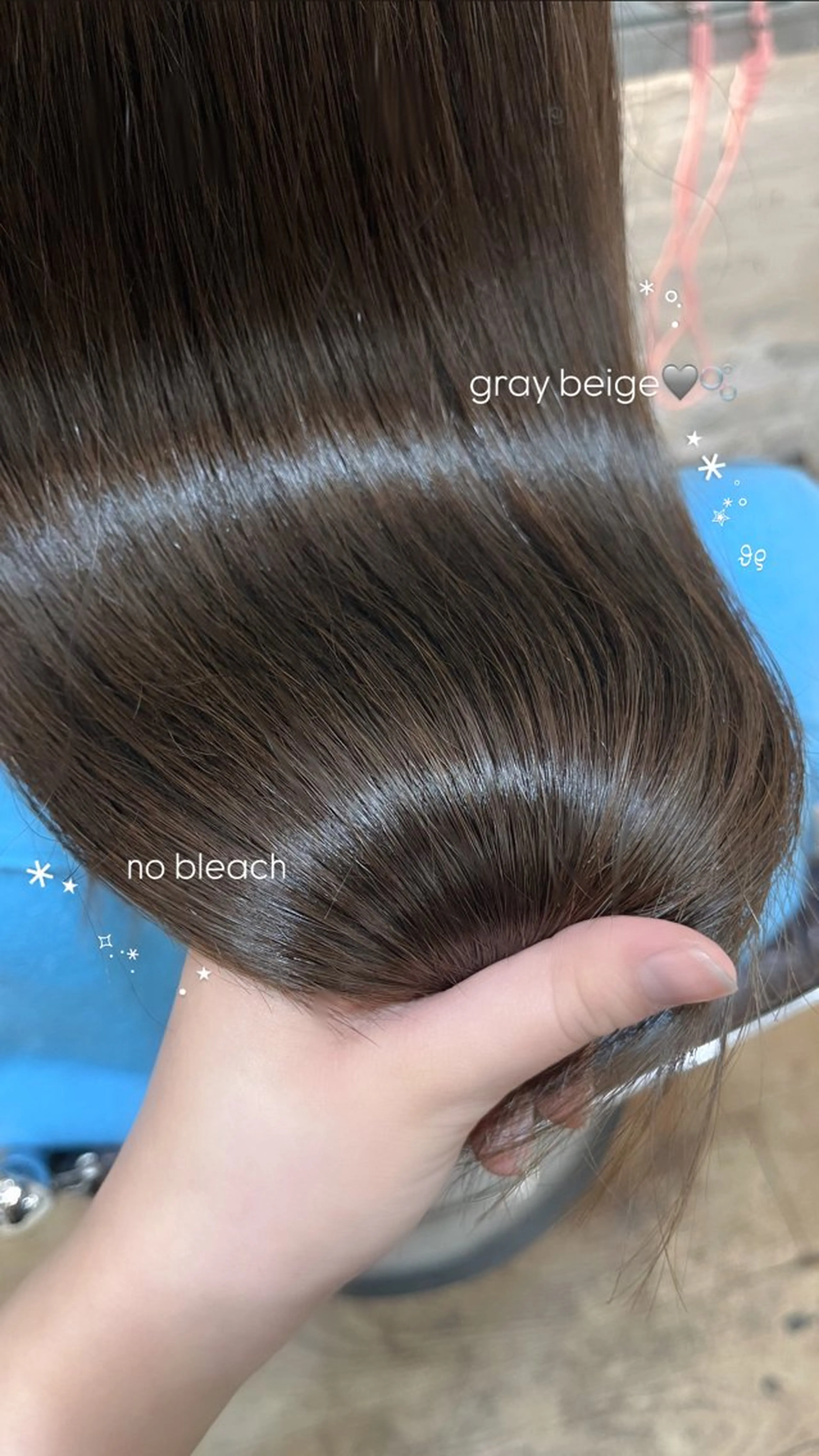 ロング カラー P-cott所属・柳井 遥伽のヘアスタイル