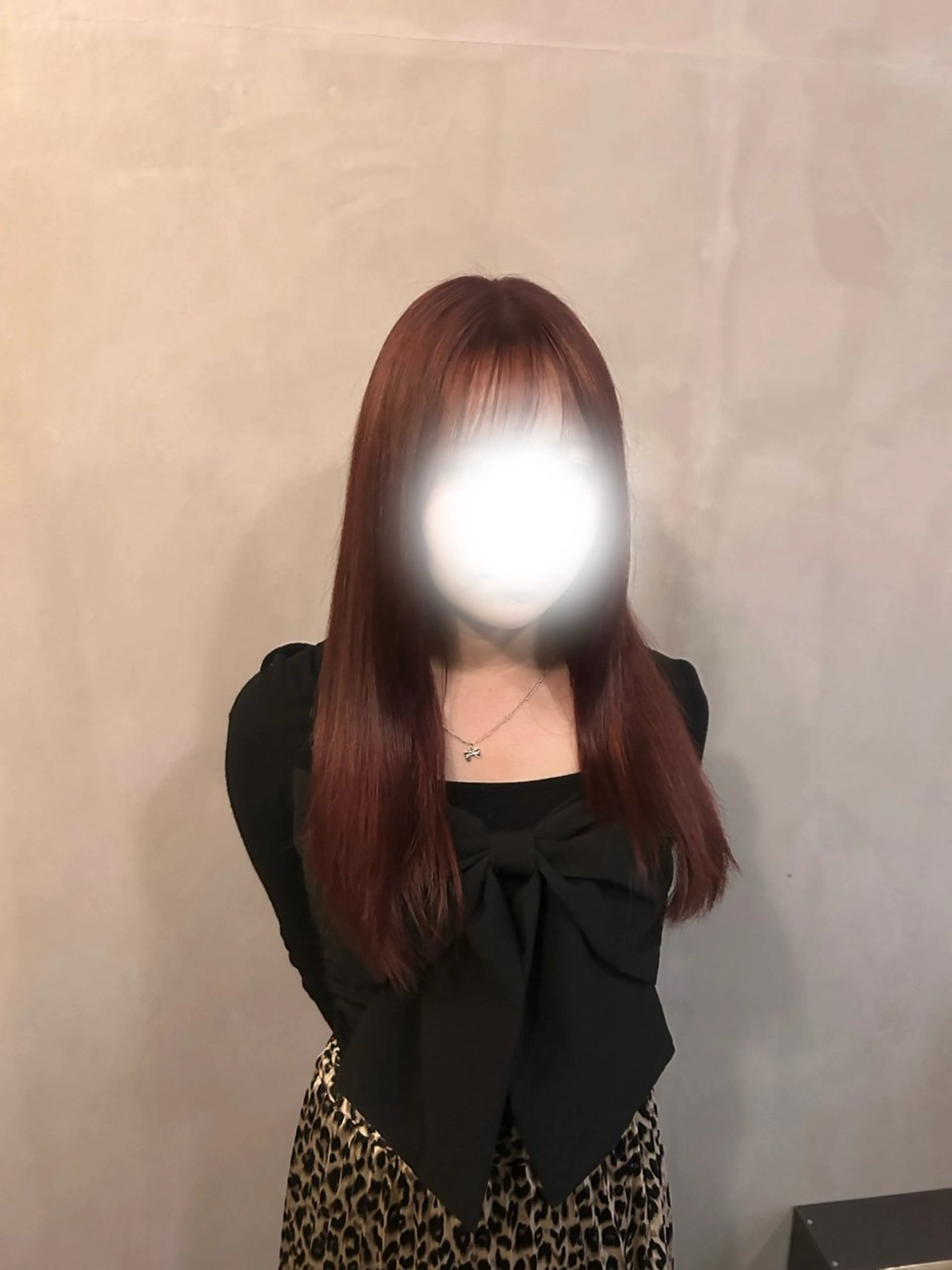 セミロング 松田 花凜のヘアスタイル