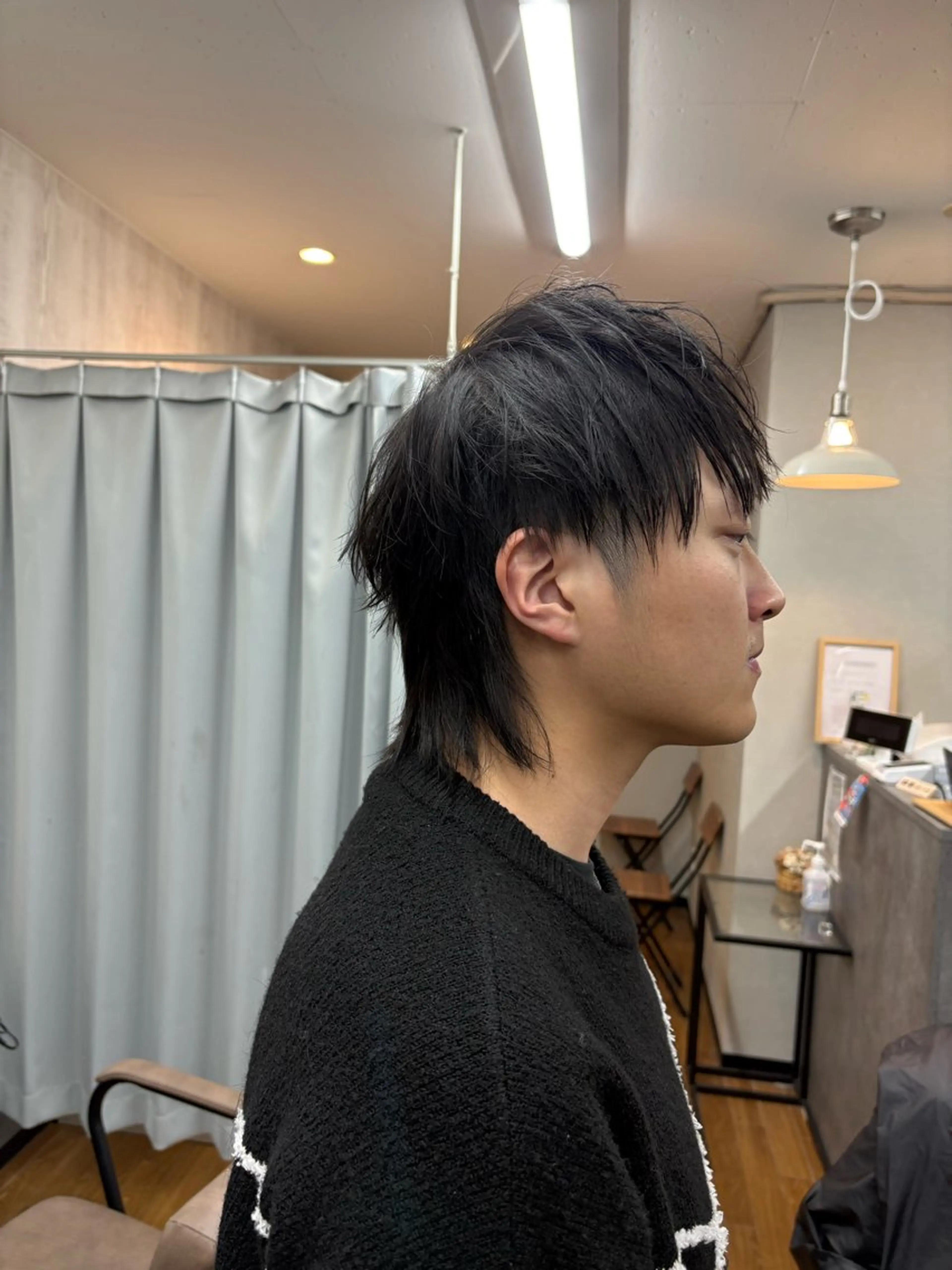 ショート メンズ ツーブロック メンズウルフカット レイヤーカット ウルフカット ウルフレイヤー カット TELA HAIR 稲毛店　千尋のヘアスタイル