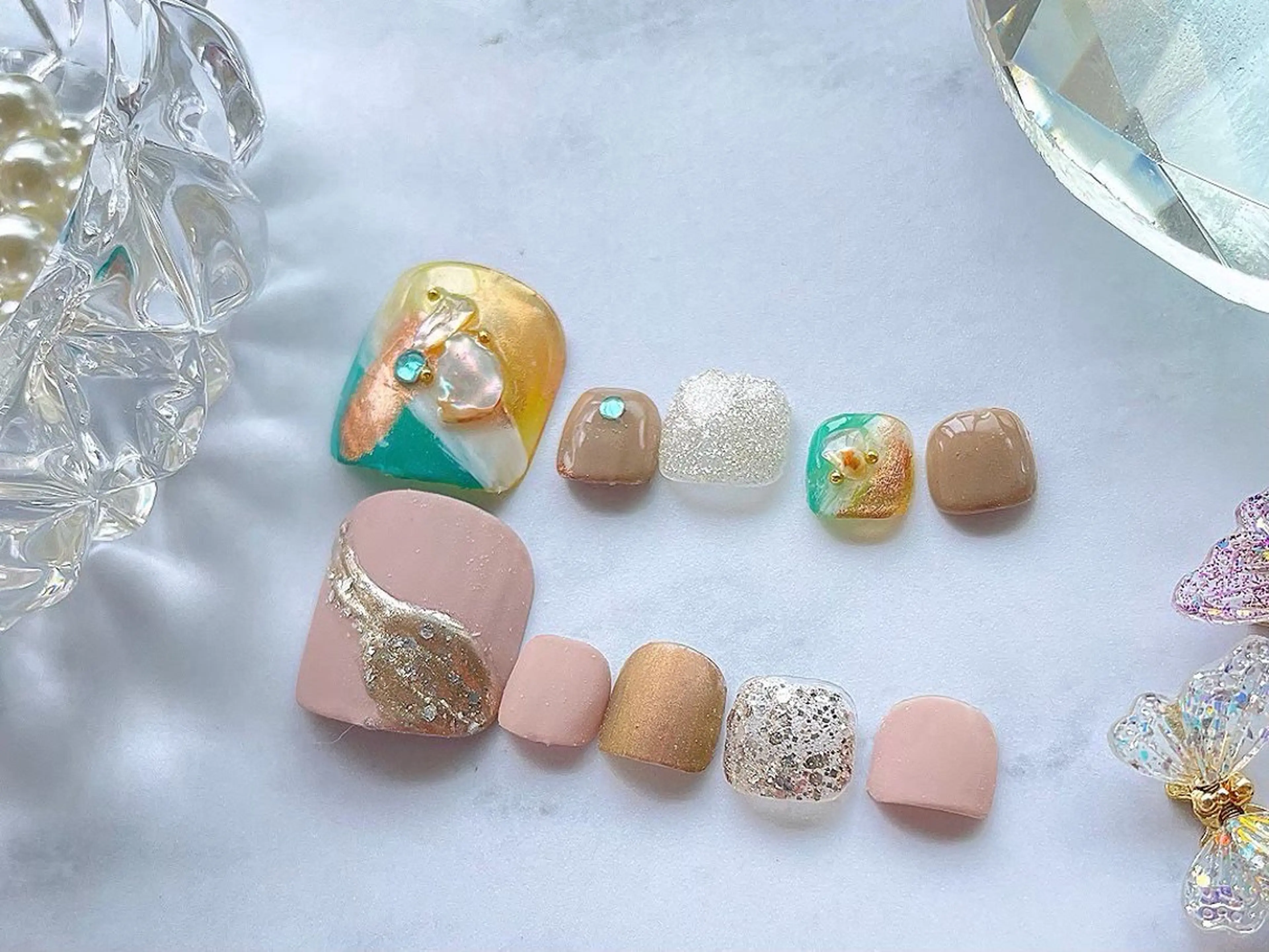 ネイル フットネイル Bellezza Nailのネイルデザイン
