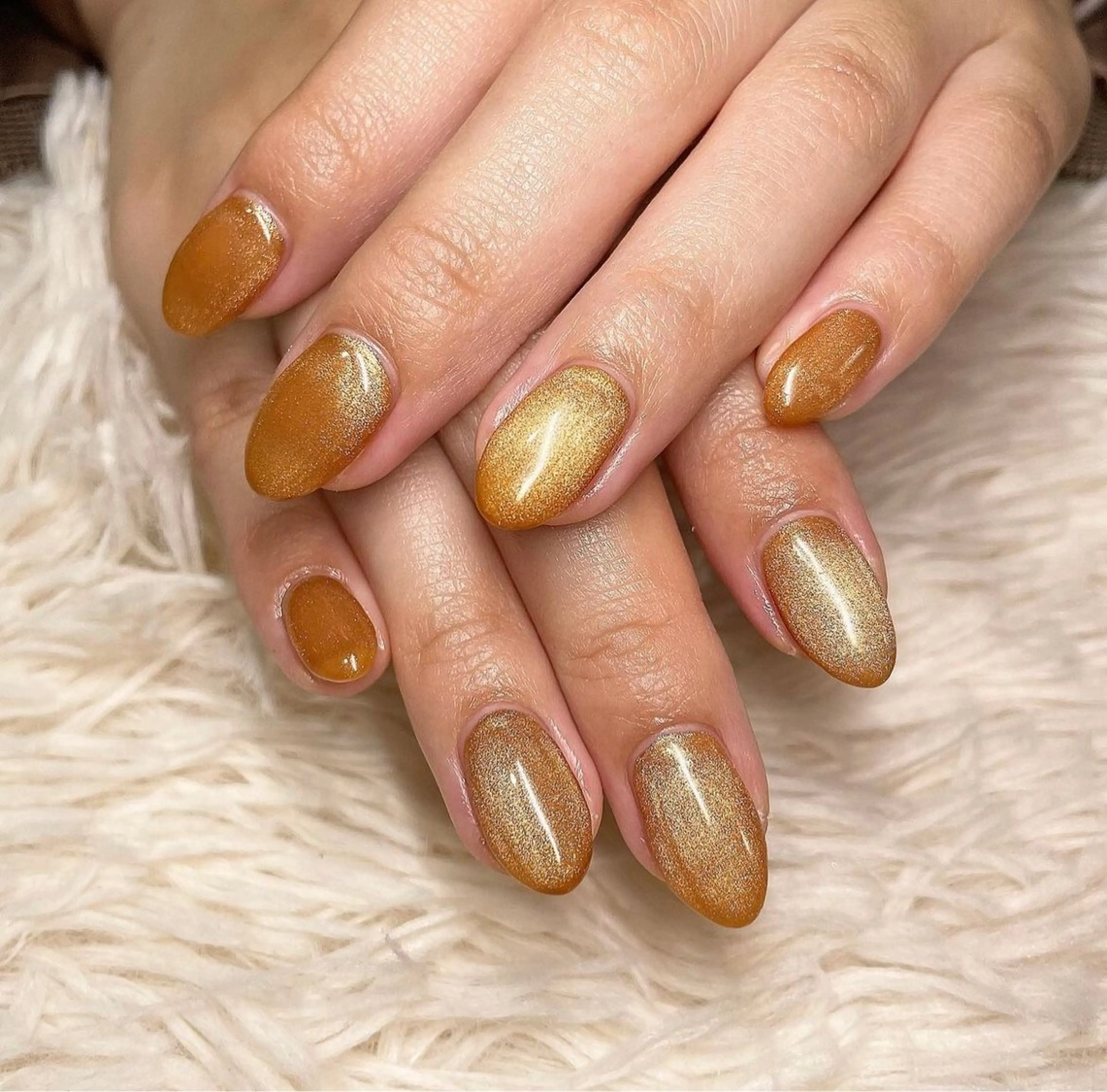【hand】大人気🫧マグネットorフラッシュネイル🌷の写真