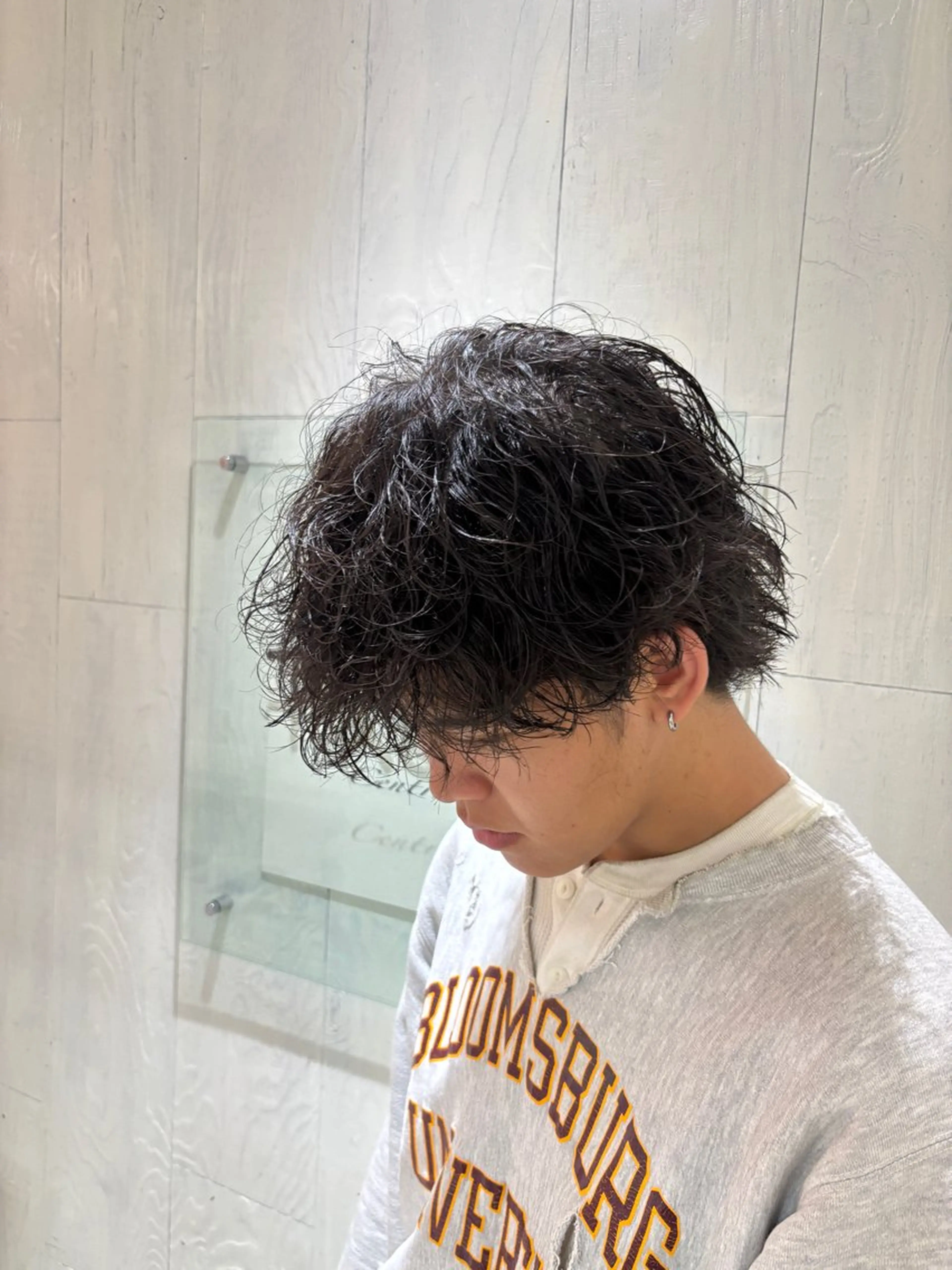 パーマ メンズ カット パーマ 艶髪/透明感/ パーマ/あおのヘアスタイル