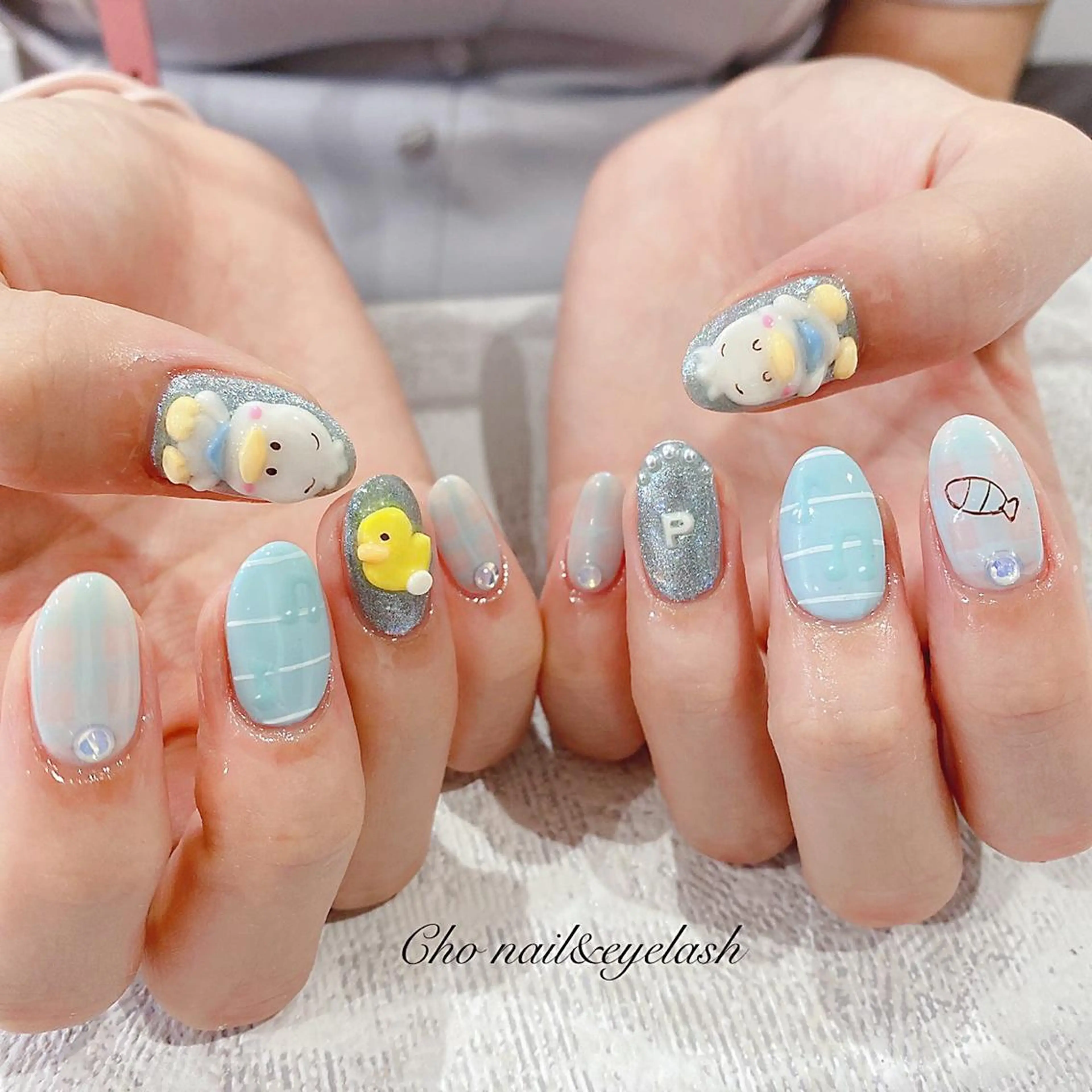 セミロング ネイル ハンドネイル cho nailのネイルデザイン