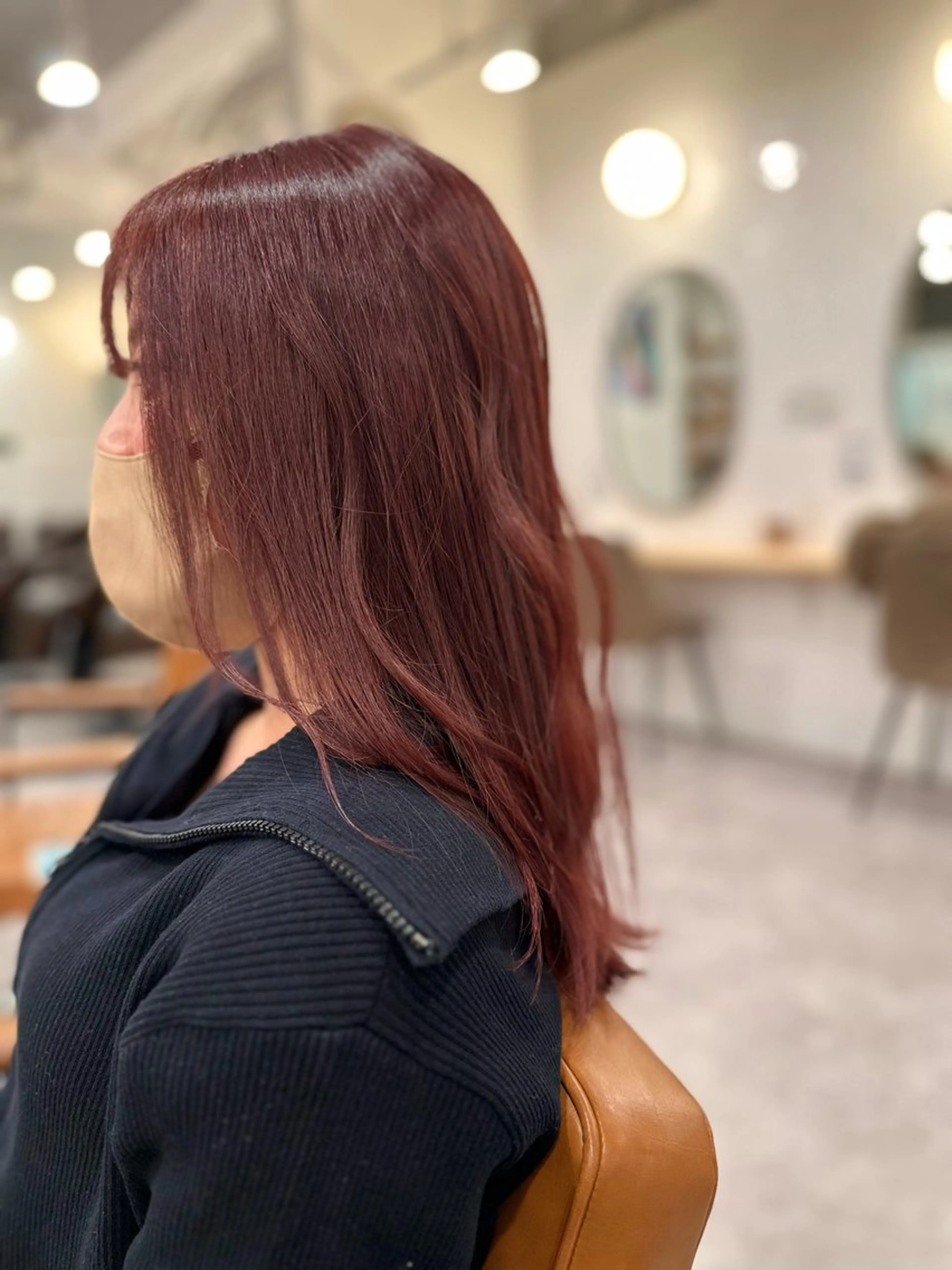 ロング カラー カット ヘアカラー トリートメント ケアカラーリスト✂️ SHIAN   フジのヘアスタイル