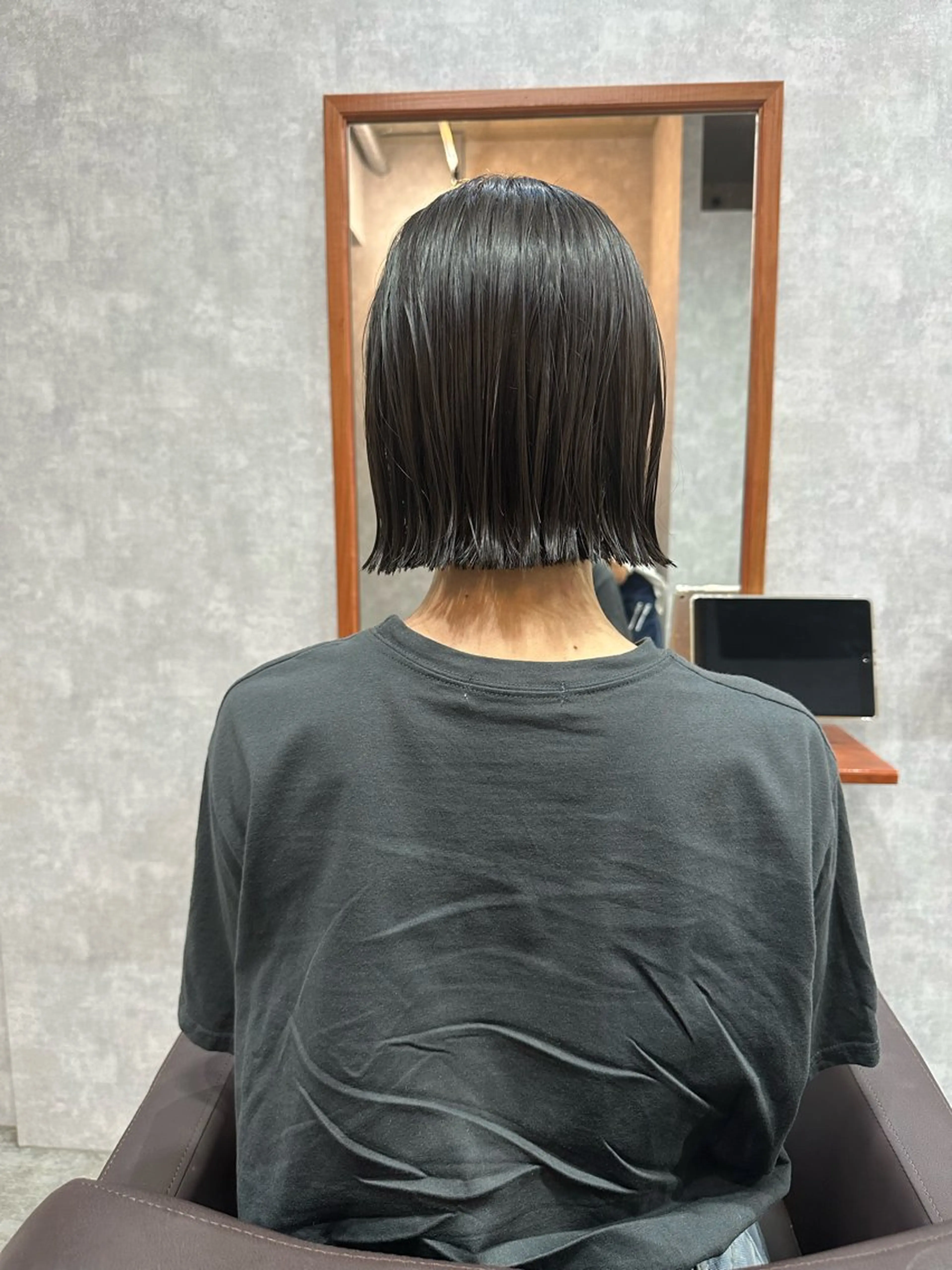 ショート 切りっぱなしボブ ショートボブ ハンサムショート 丸みショート ボブ カット 縮毛矯正 トリートメント C’LD hair  produce /シールドヘア所属・モテ髪/ボブ/ショー ト/アダチフウトのヘアスタイル