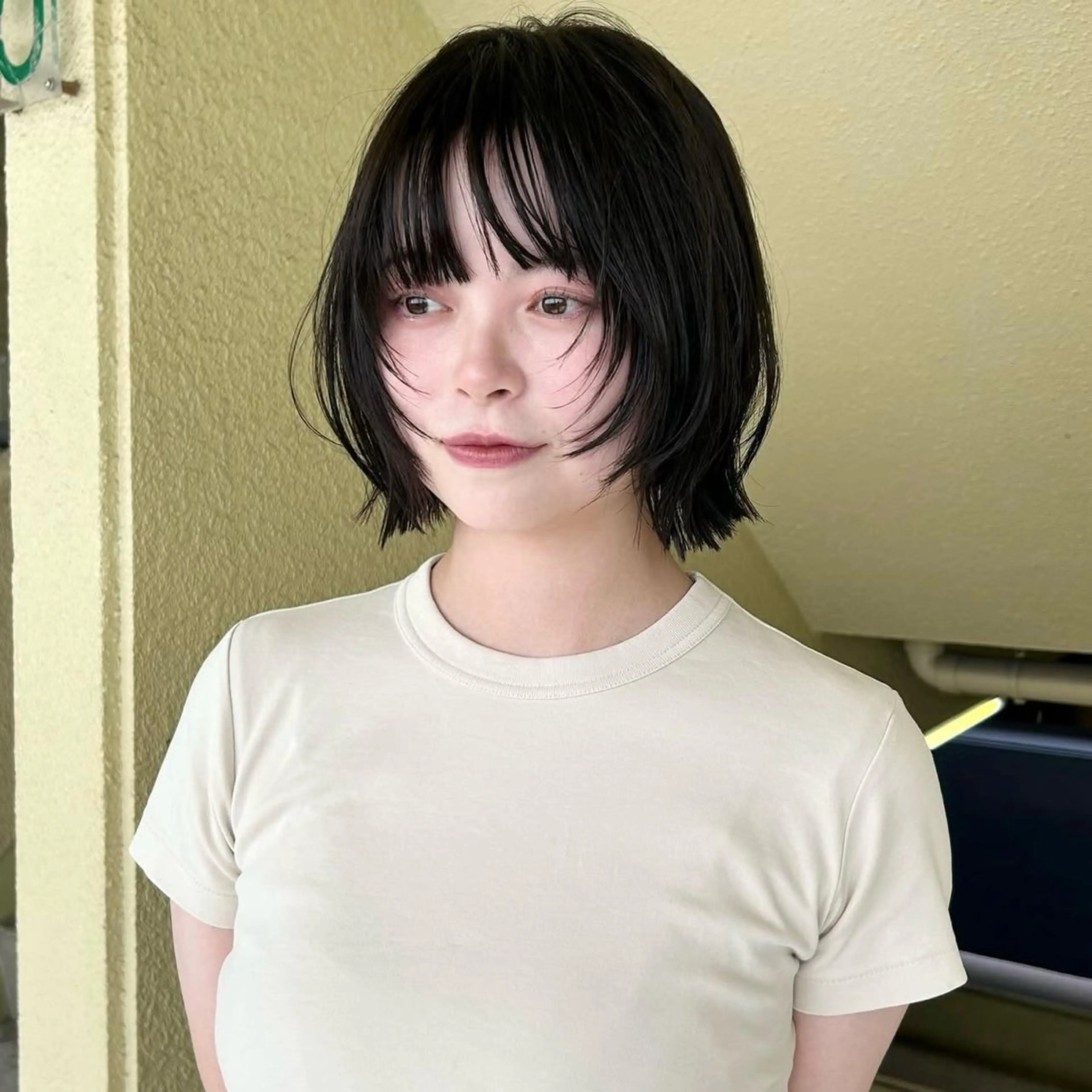 ミディアム カラー ボブ レイヤーカット/暖色 カラー/mao🎀のヘアスタイル