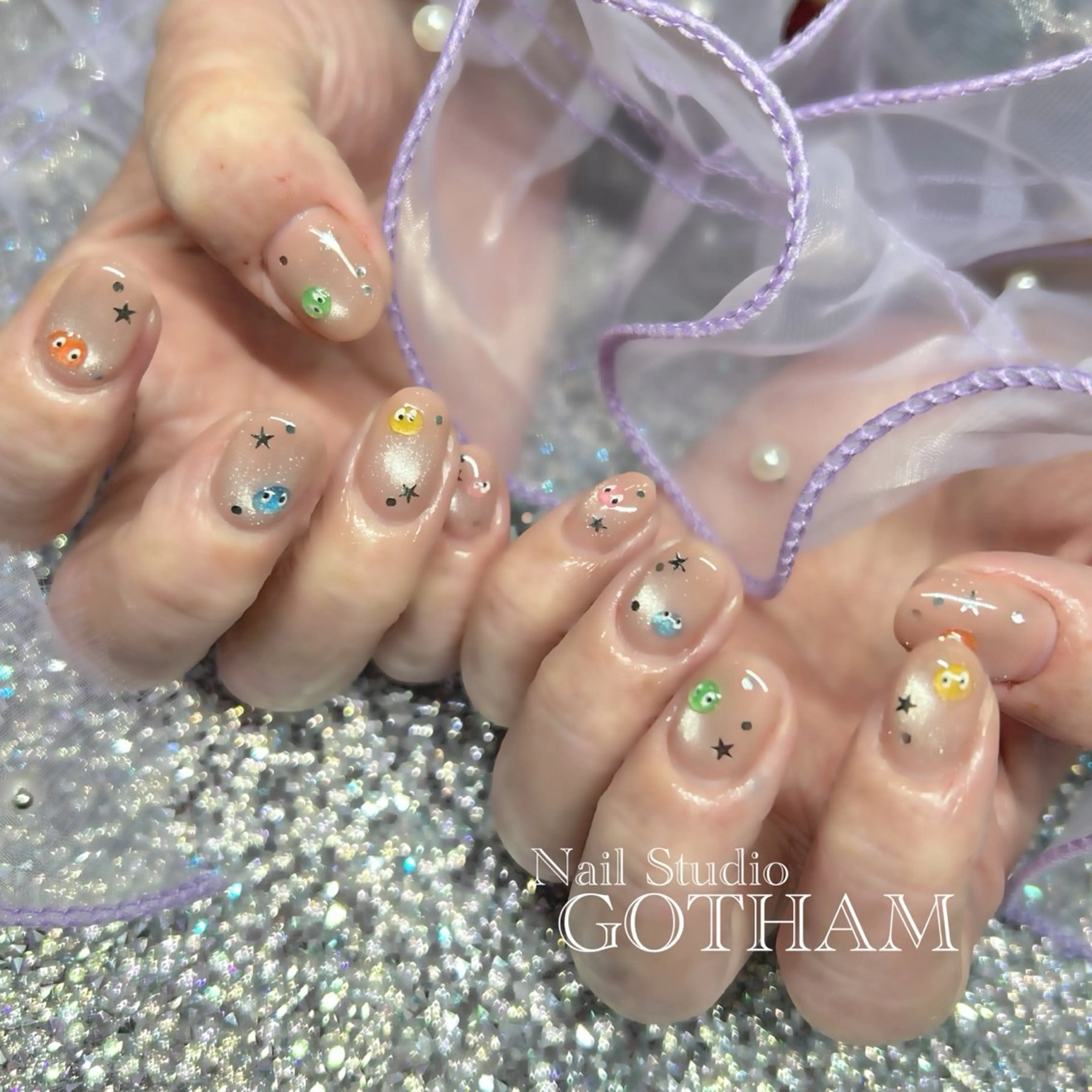 ネイル ハンドネイル Nail Studio GOTHAM所属・高円寺駅からすぐ🌈 ネイルGOTHAMのネイルデザイン