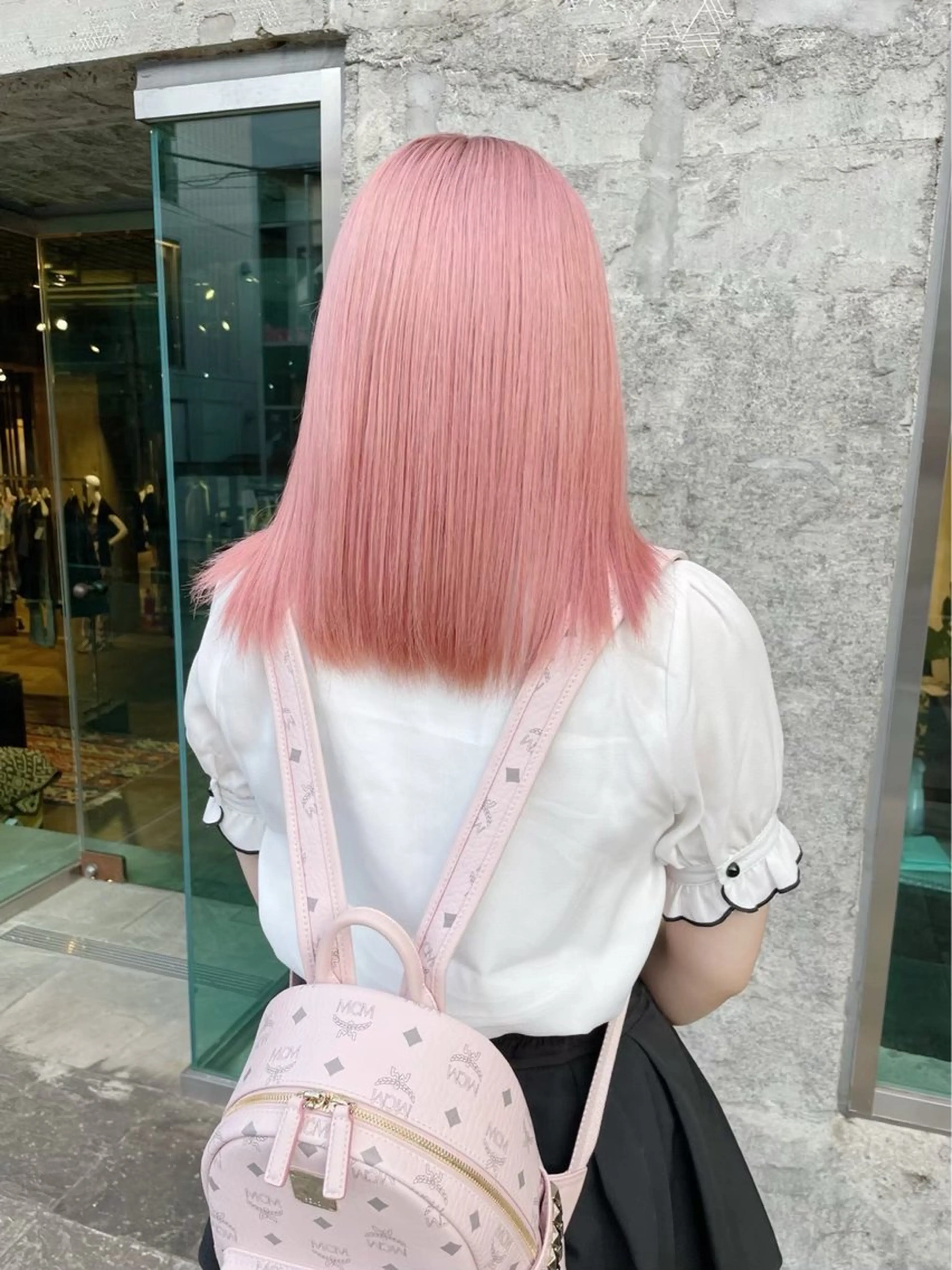 ミディアム カラー カット ヘアカラー トリートメント 💕ブリーチ/ヘアメ 🎀YUUKAのヘアスタイル