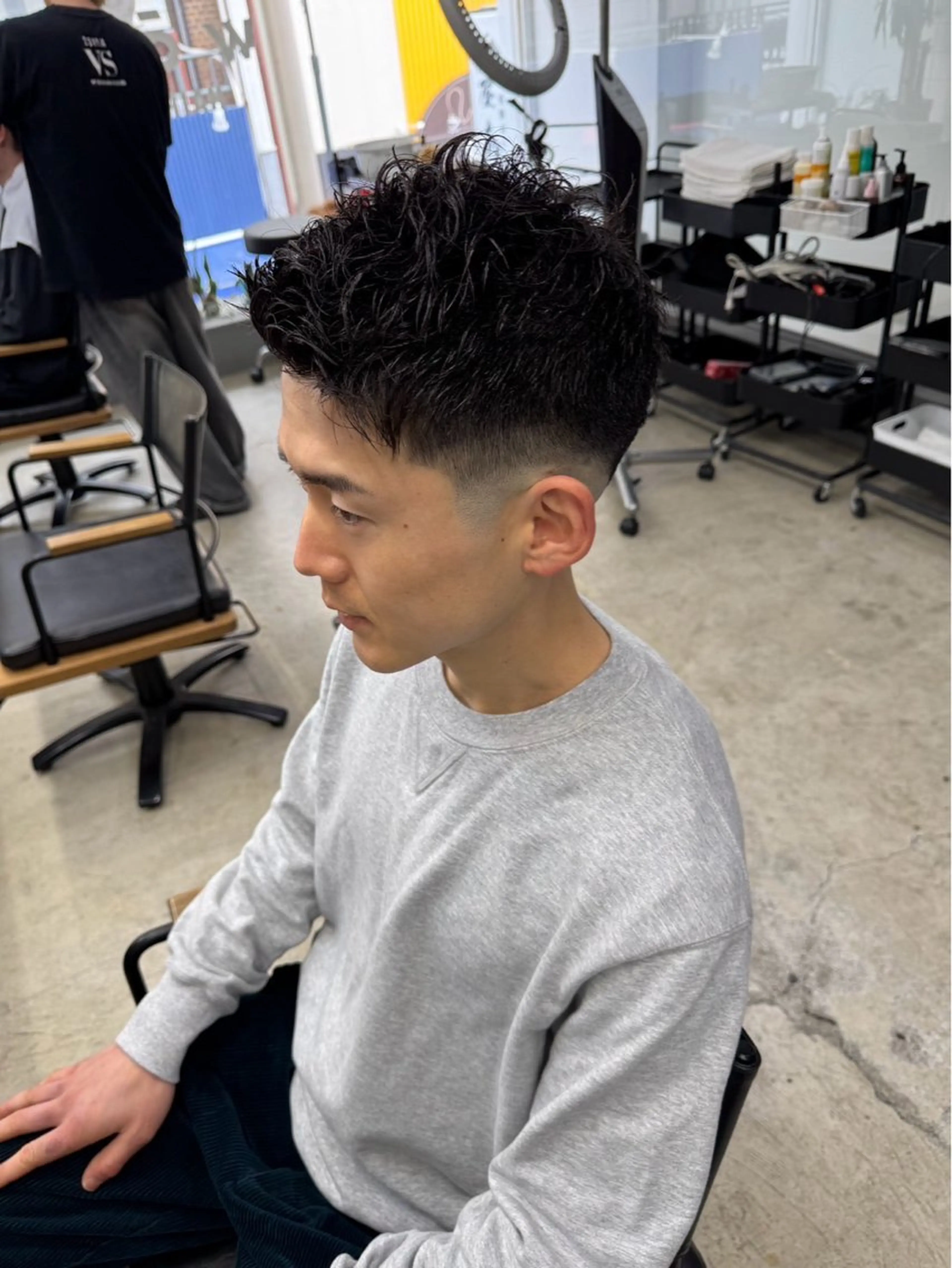 ショート メンズ カット ヘッドスパ メンズ専門サロン wokeのヘアスタイル