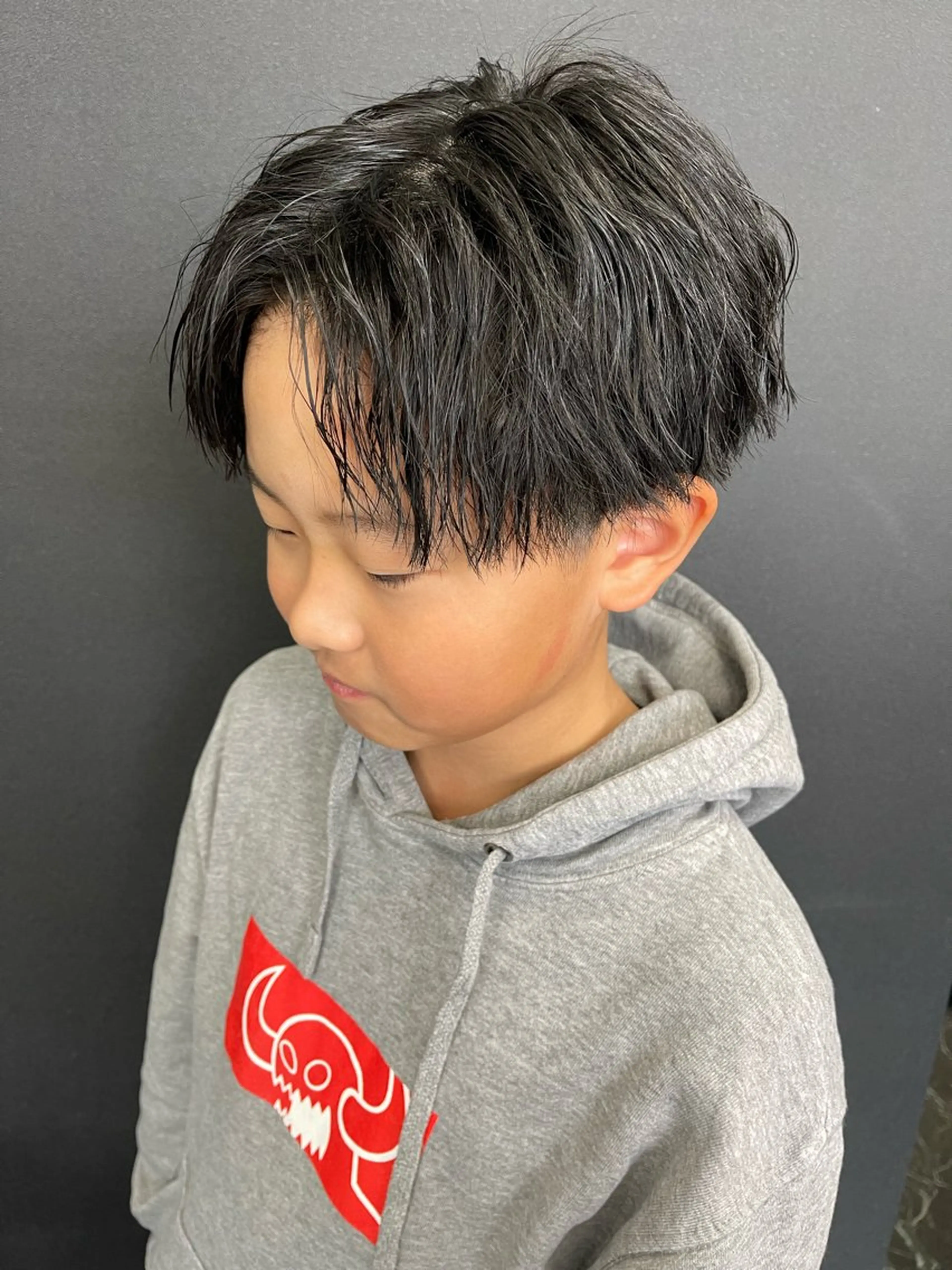 パーマ メンズ キッズ 学生（メンズ向け） 学生 カット パーマ トリートメント beautystadium529所属・高橋 裕利のヘアスタイル