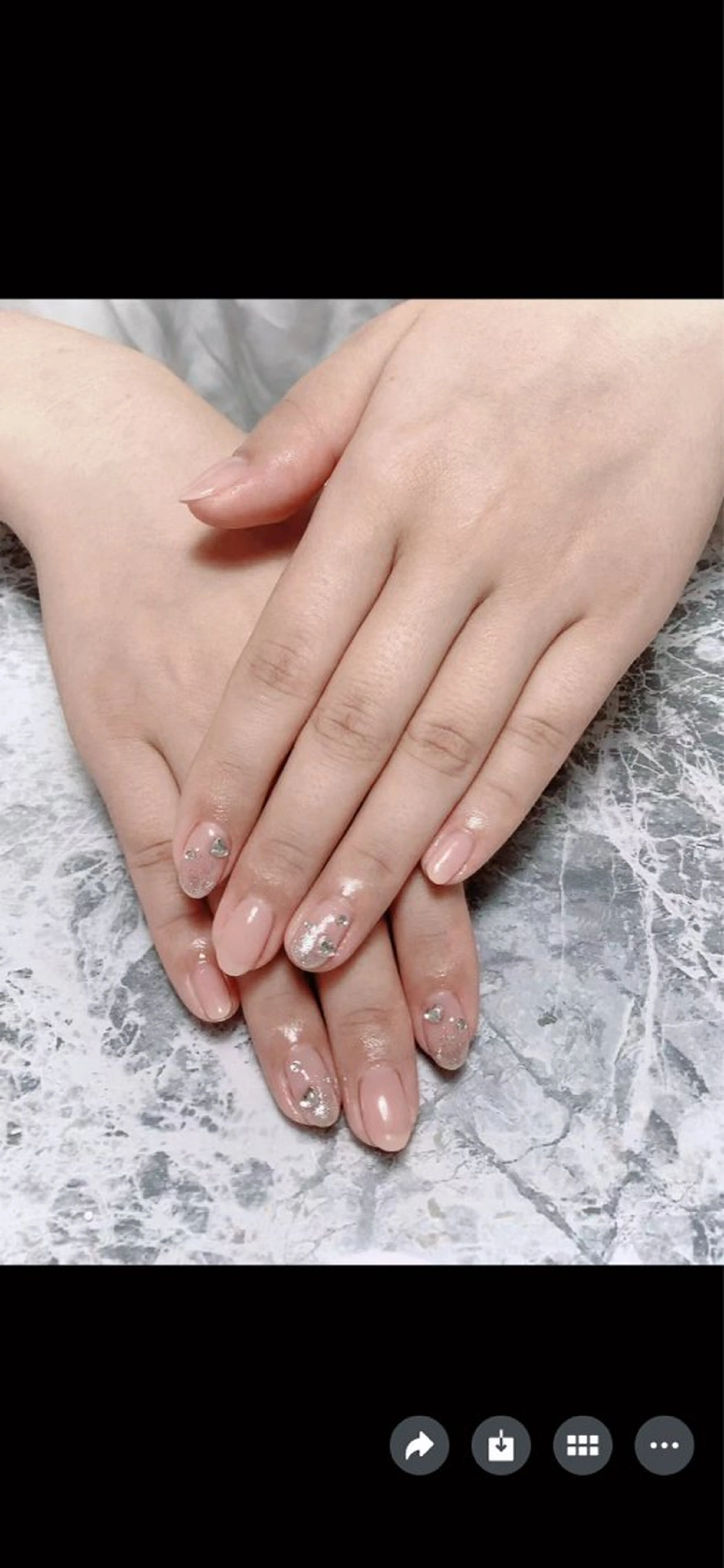 ネイル アートネイル フレンチネイル ジェルネイル グラデーション 韓国ネイル ハンドネイル 久保田 マリコのネイルデザイン