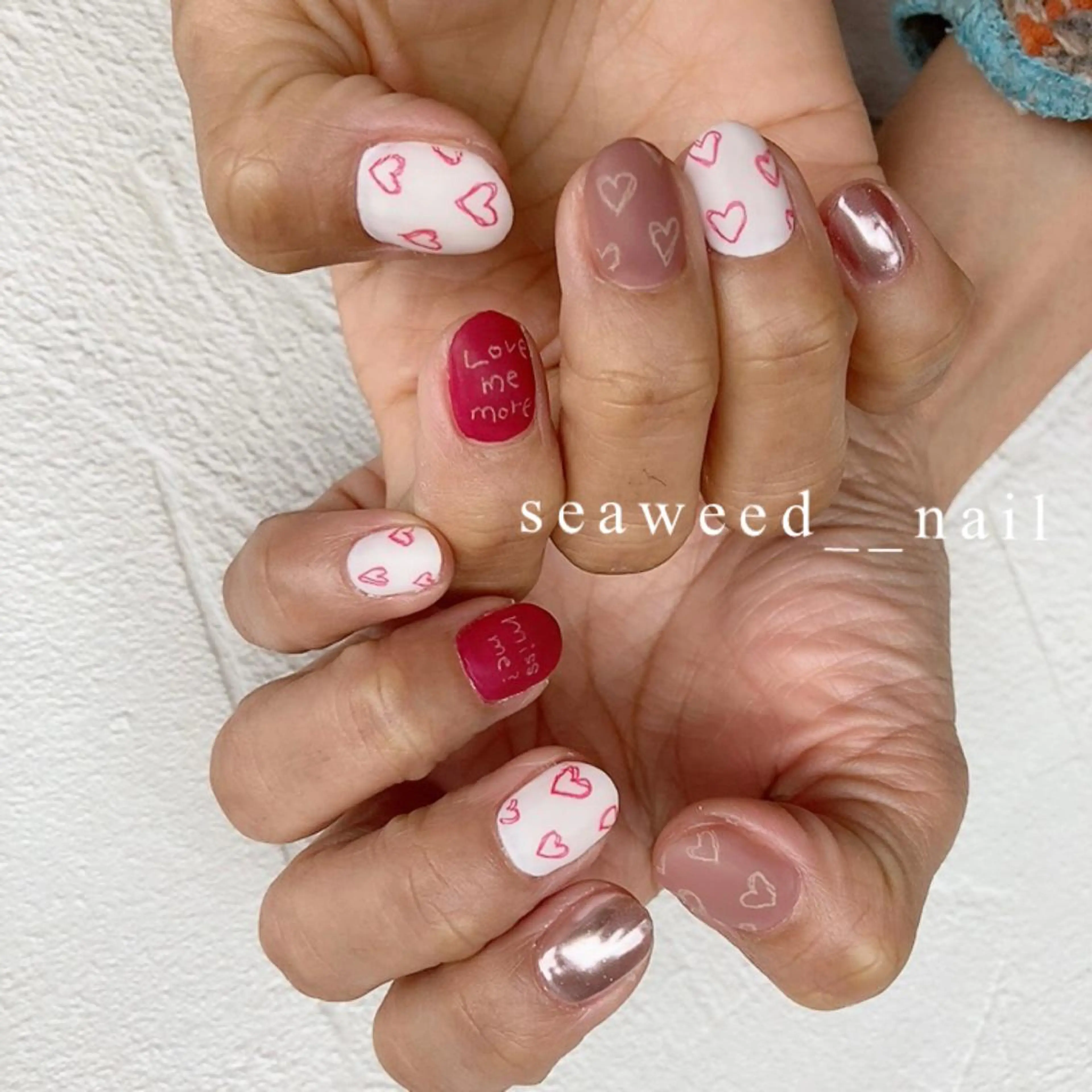 ネイル ハンドネイル seaweed nailのネイルデザイン