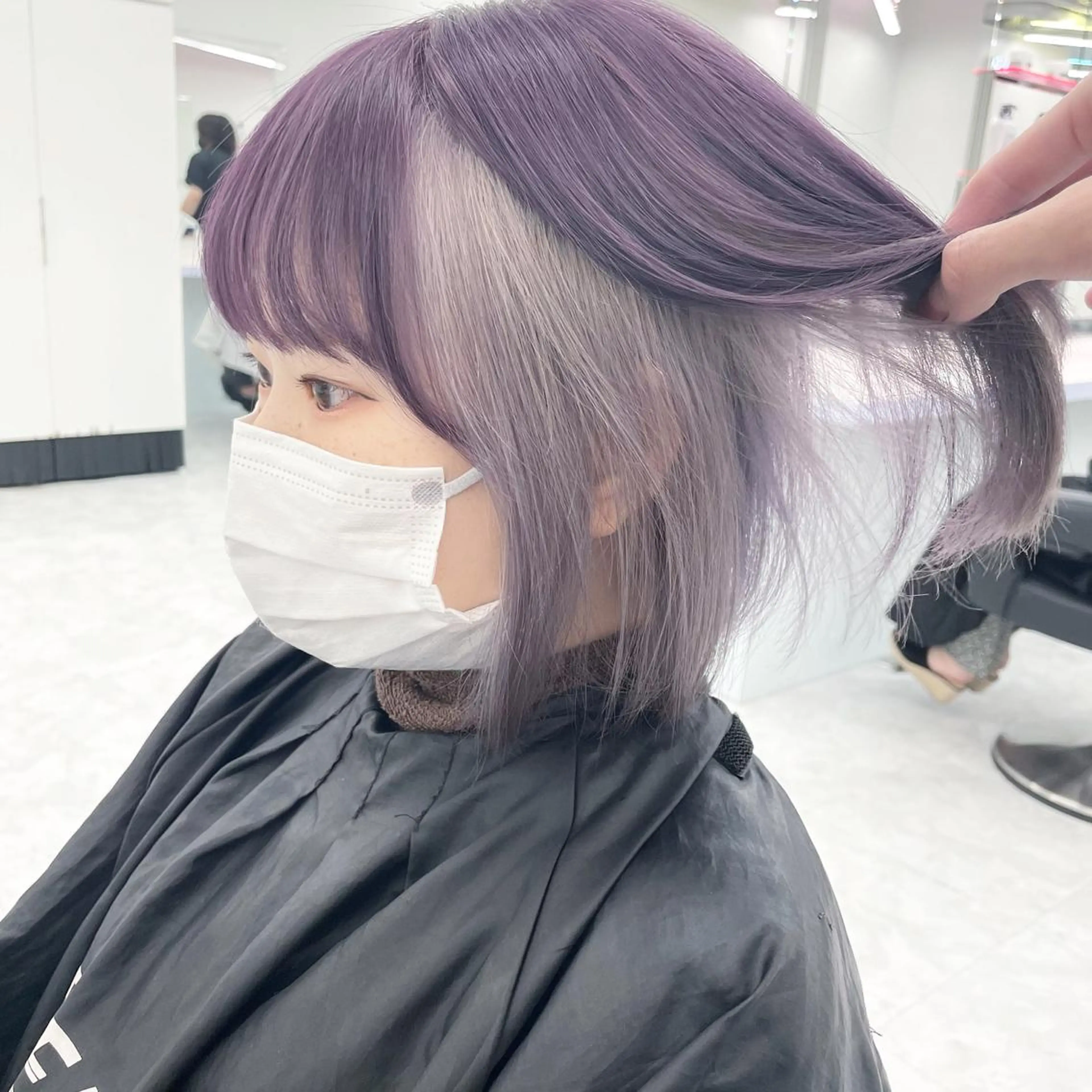ミディアム カラー ヘアカラー トリートメント SALOWIN 札幌大通り店所属・🏆ウルフ/レイヤー 指名No.1山口圭佑のヘアスタイル