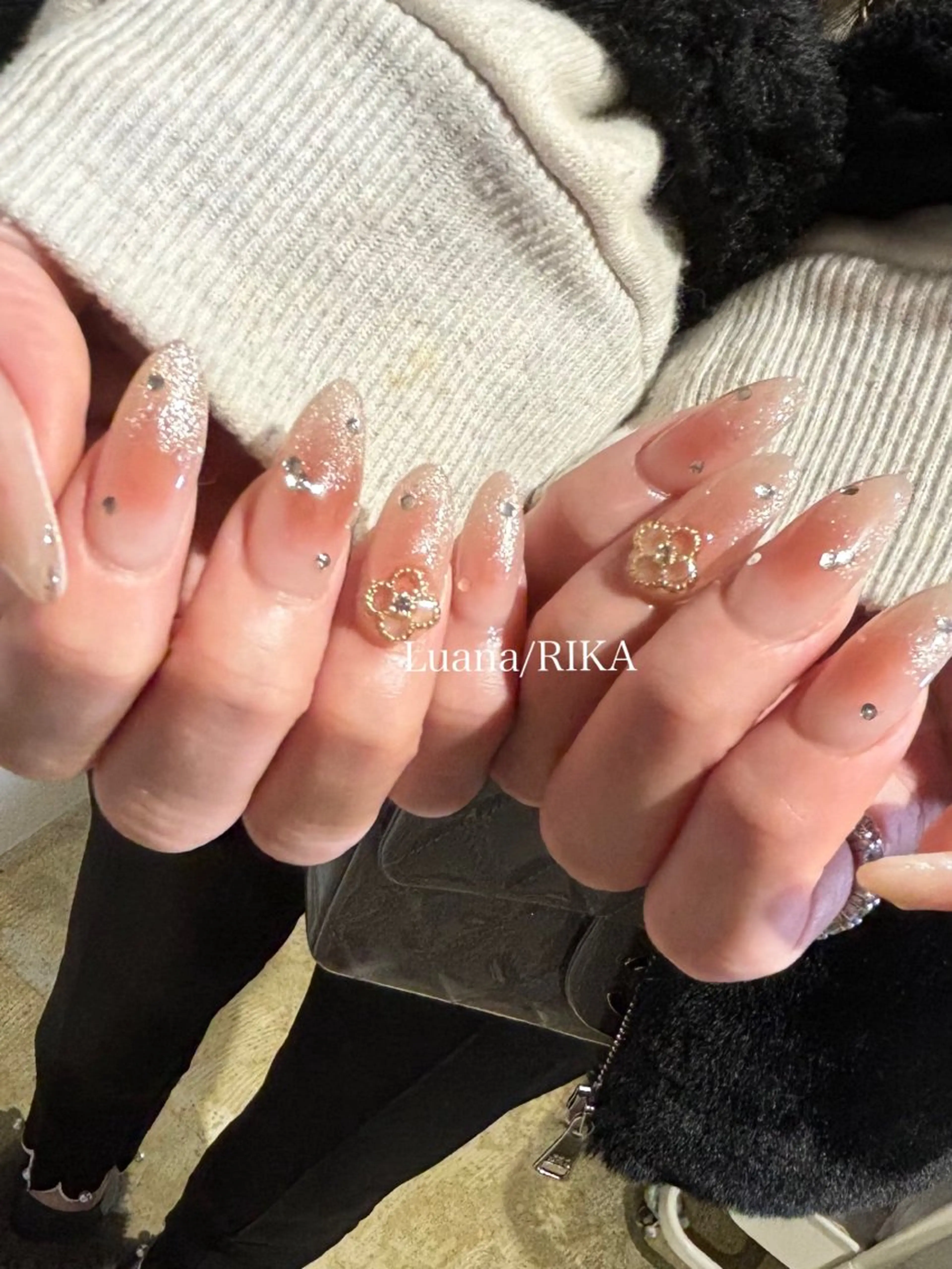 ネイル ワンホンネイル ハンドネイル Nail Salon Luana Rikaのネイルデザイン