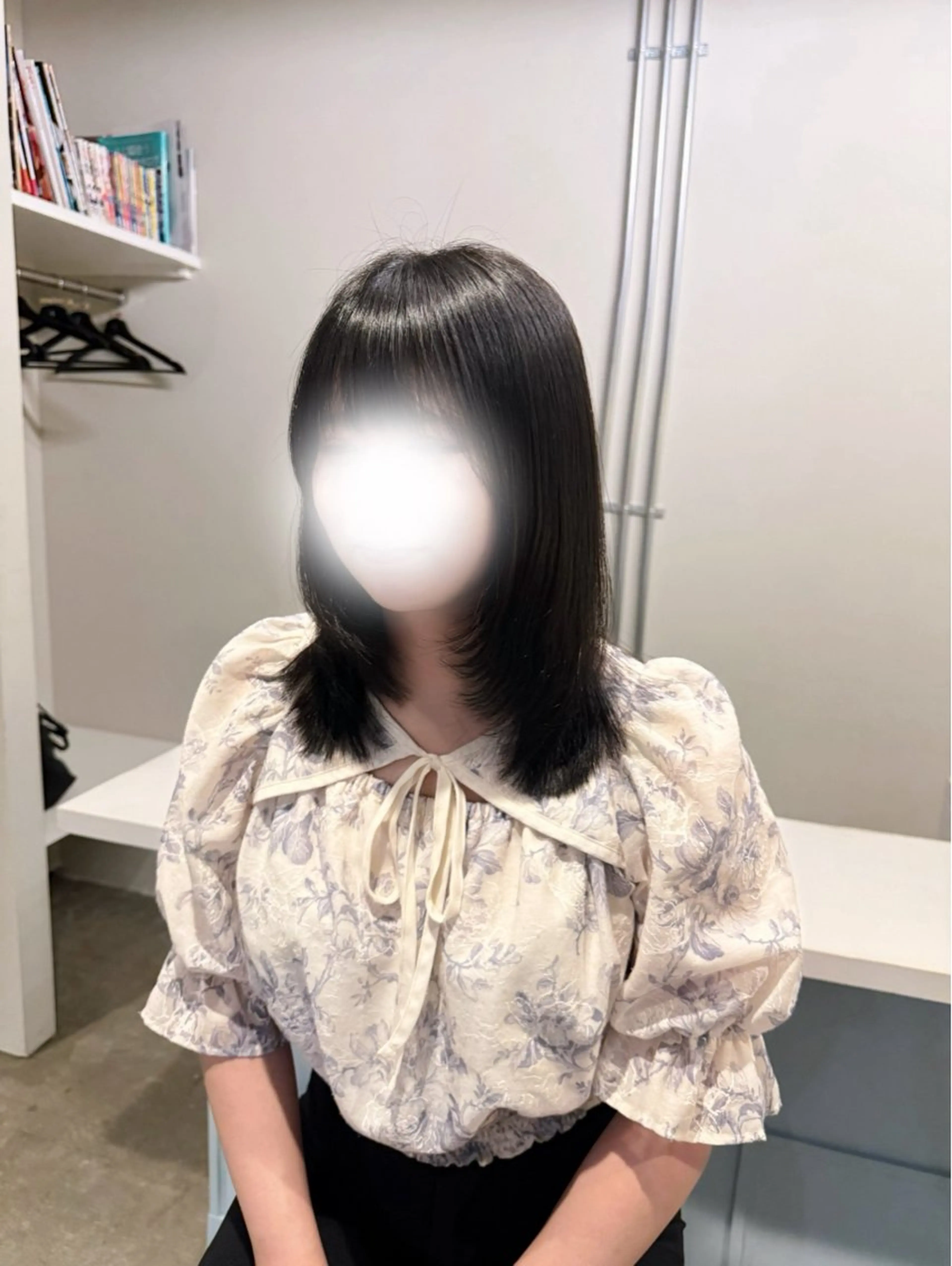 ミディアム ヘアカラー Heath所属・Heath 姪浜 ⌇フタバのヘアスタイル
