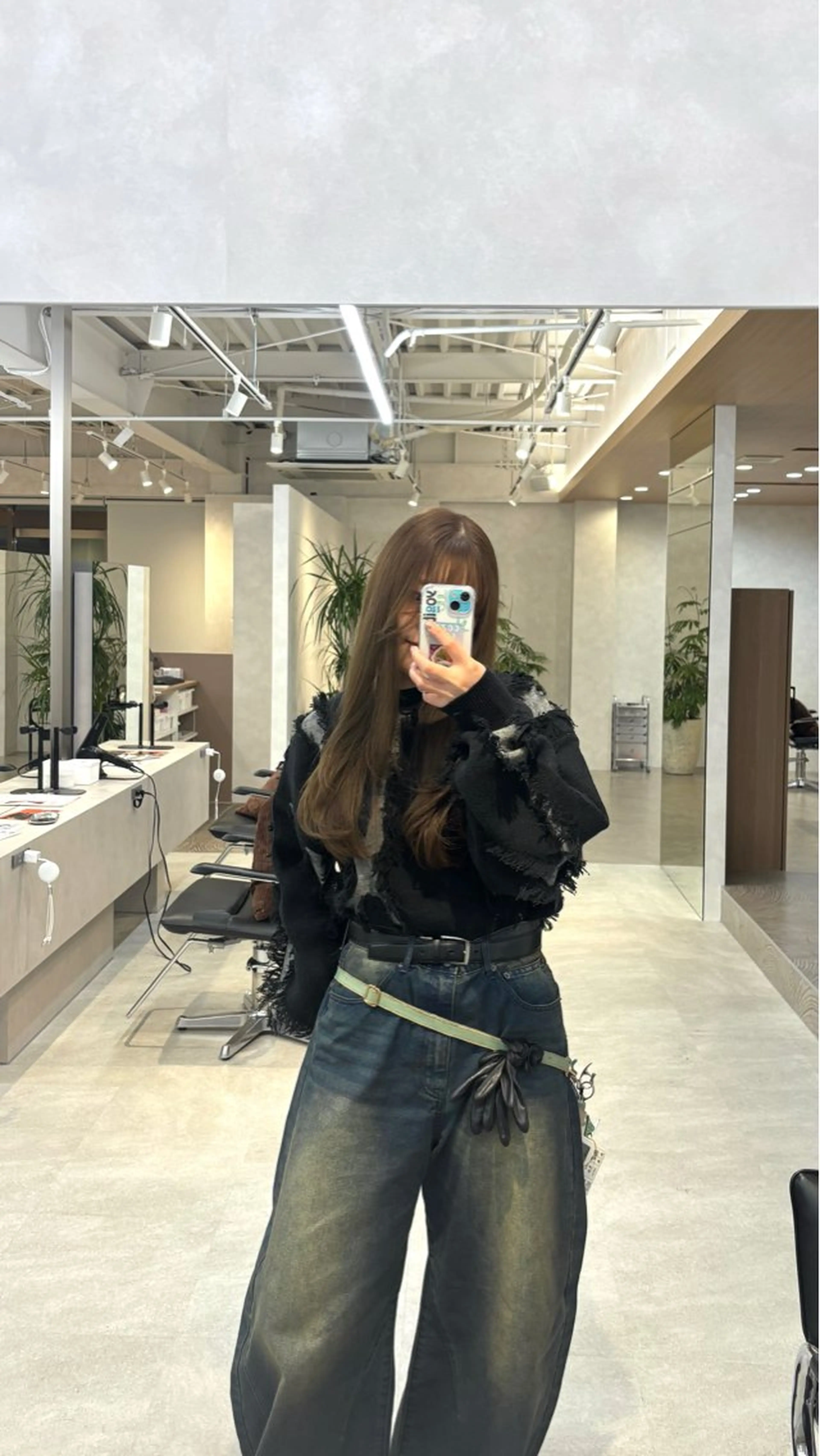 ロング カラー カット ヘアカラー トリートメント yoshino /ナチュラル縮毛のヘアスタイル