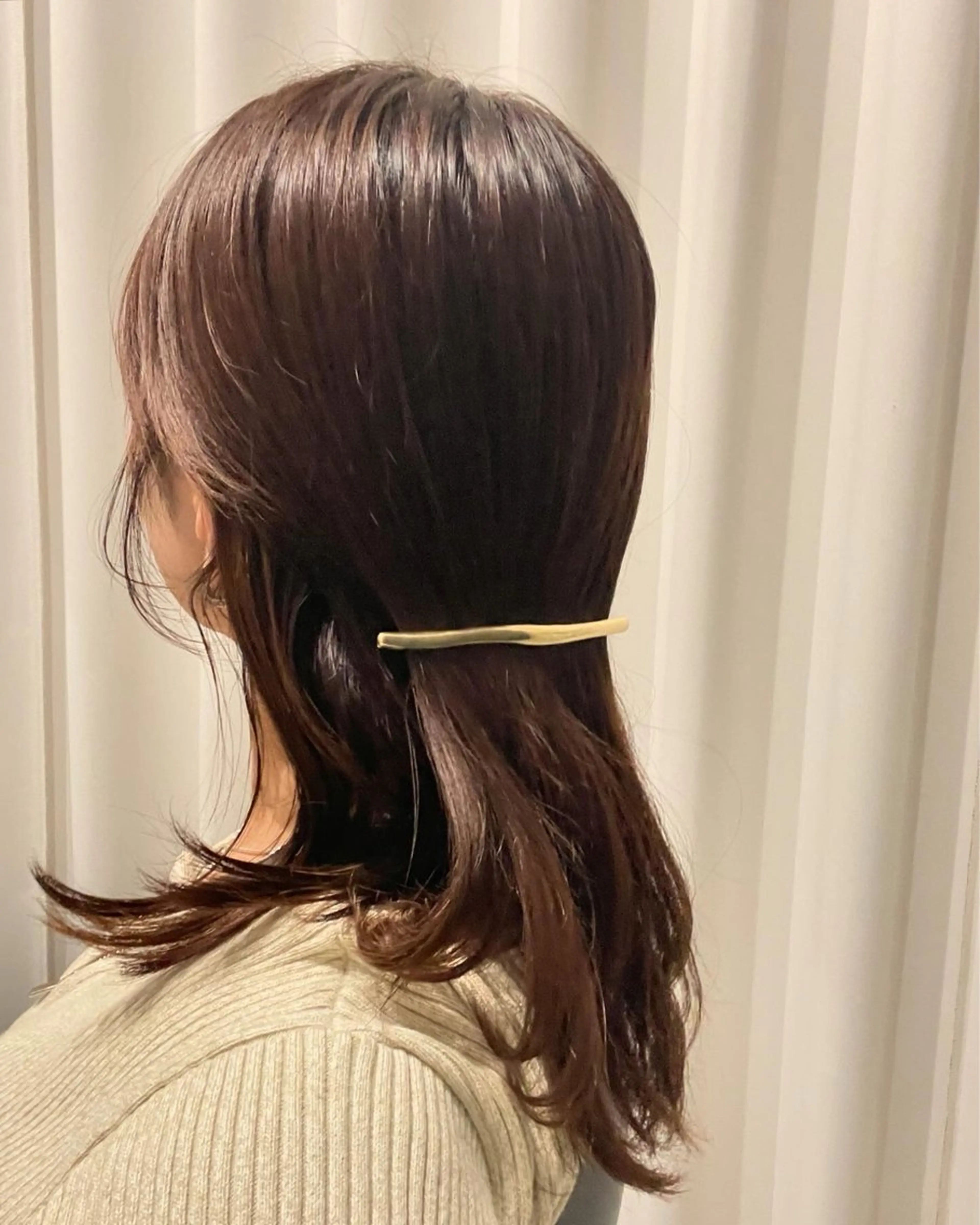 ミディアム ヘアカラー 表参道/髪質改善・ 透明感 colorのヘアスタイル