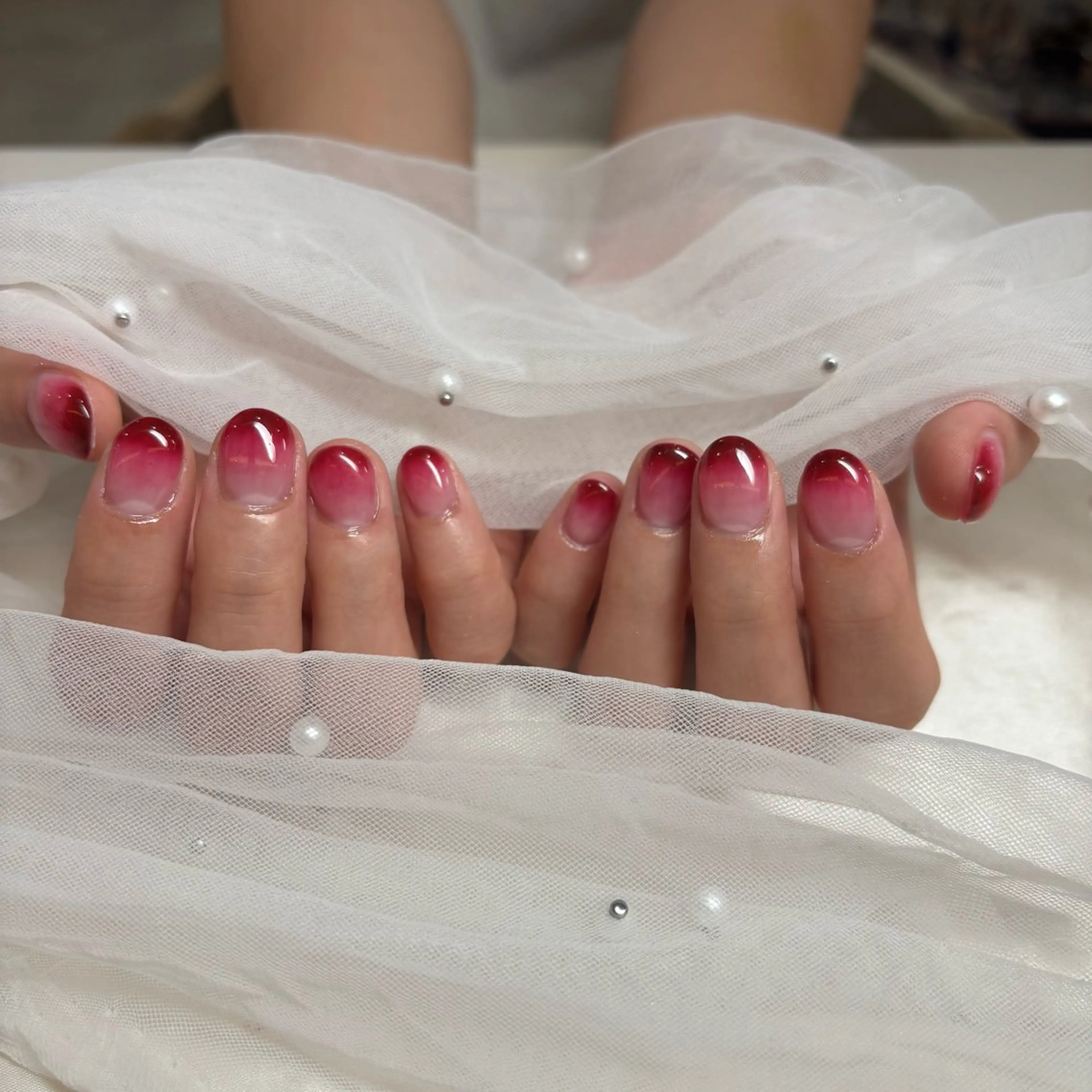 9/10 14:00クリアベース白グラデーション10本の写真