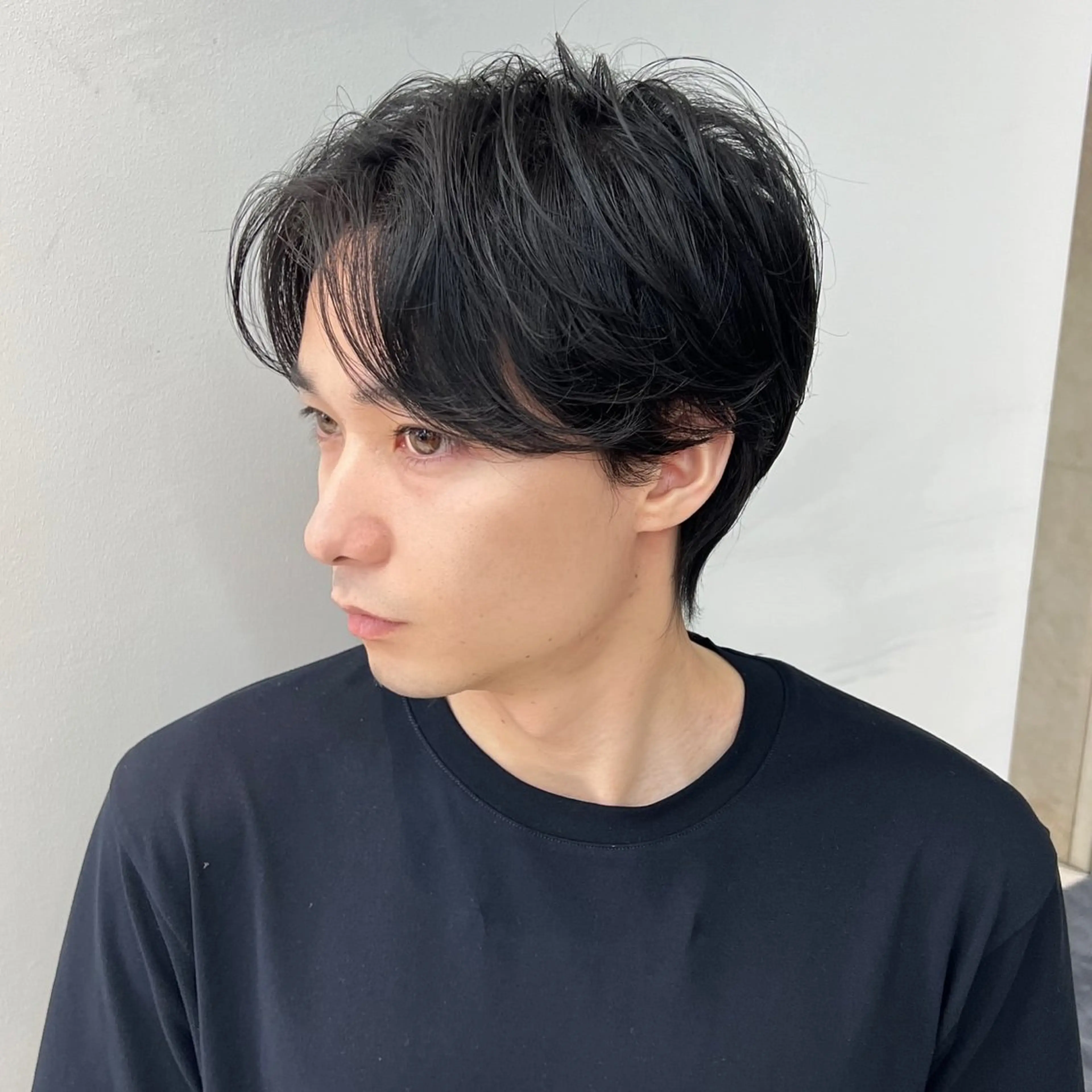 パーマ メンズ 透け感カラー 🌱いわさきのヘアスタイル