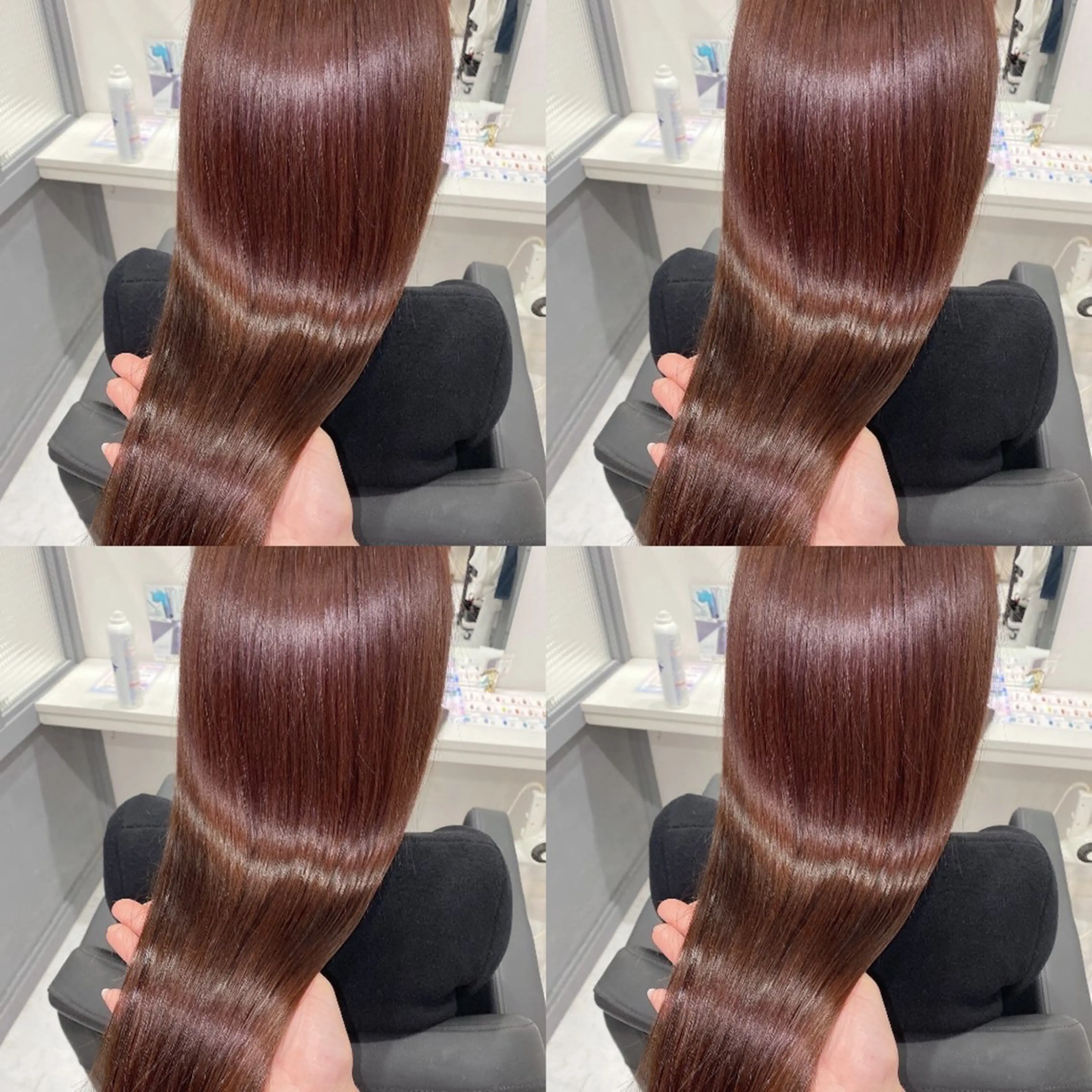 ロング カラー ヘアカラー トリートメント 韓国レイヤー/ ハッシュカットひかるのヘアスタイル