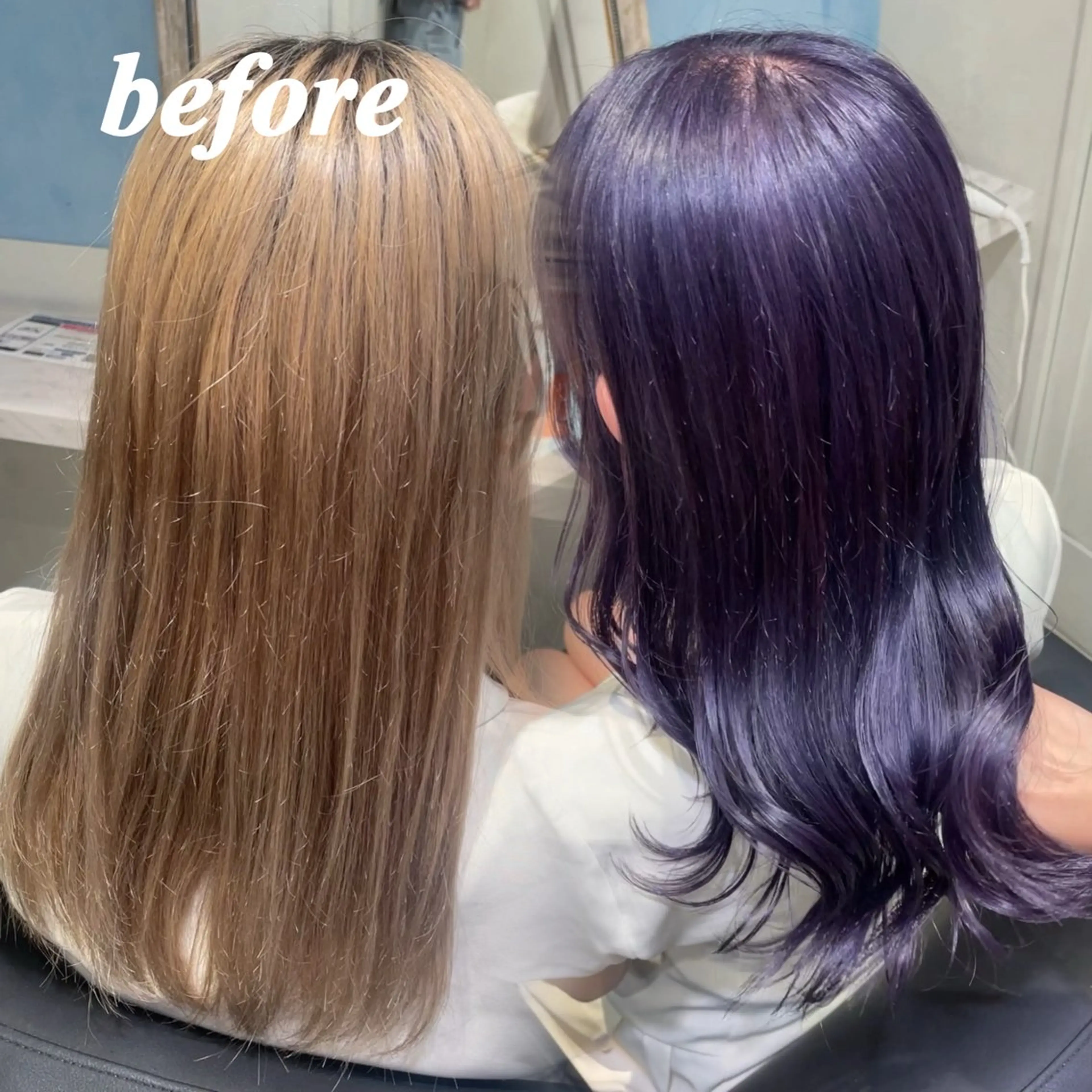 ロング カラー 🦋ブリーチカラー/ 専門Aya💖のヘアスタイル